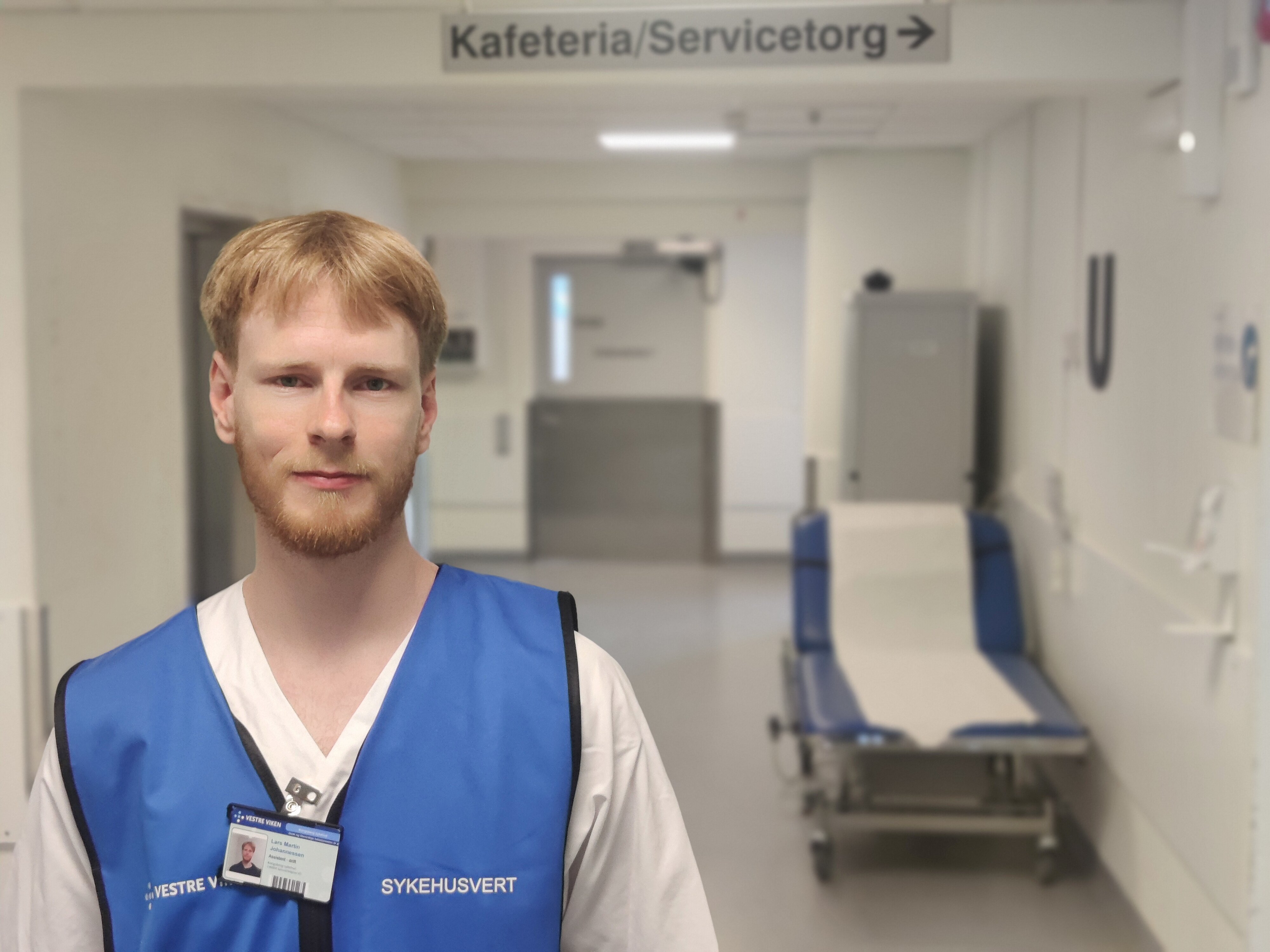 Bildet viser pasientvert Lars Martin Johannessen Bildet viser pasientvert Lars Martin Johannessen