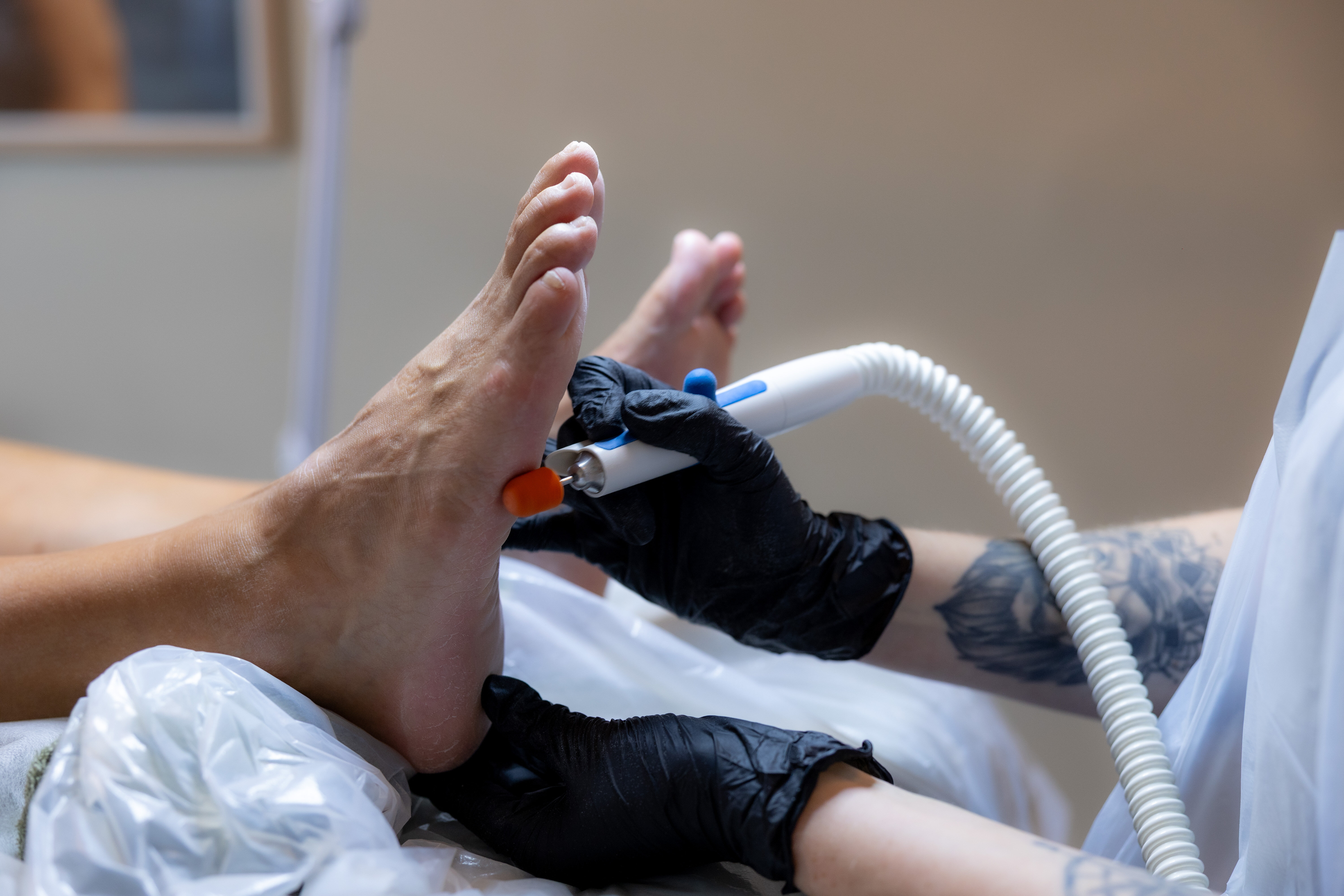 Vilja Norin Klausen Bildet viser Vilja Norin Klausen som filer føtter.