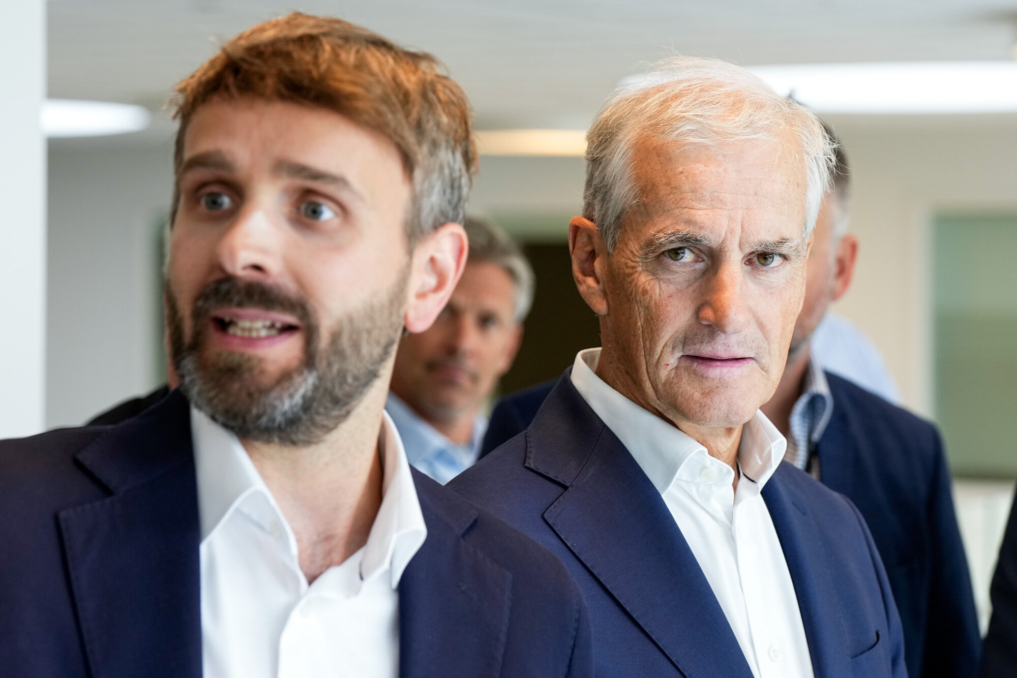 Bildet viser Jan Christian Vestre og Jonas Gahr Støre Bildet viser Jan Christian Vestre og Jonas Gahr Støre