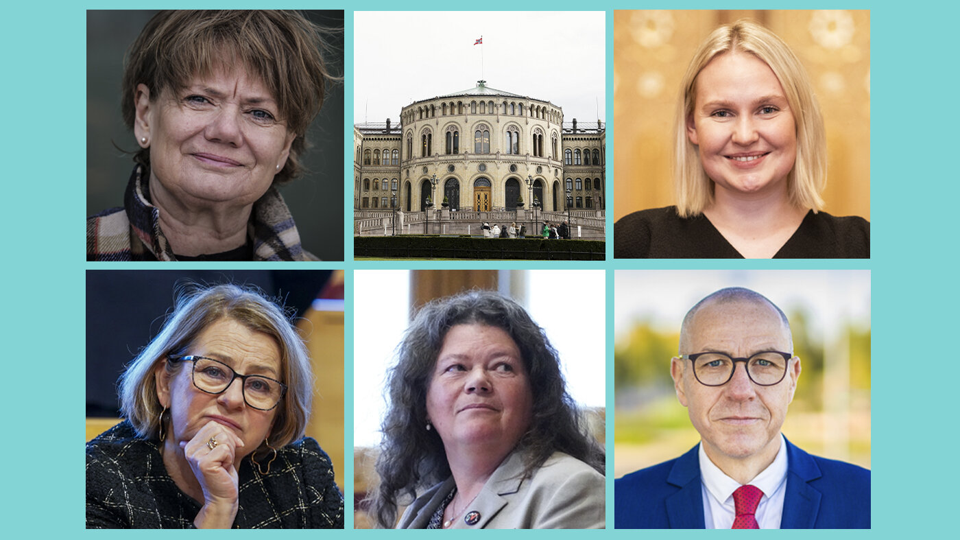 Ragnhild Synnøve Bergheim, Åse Kristin Ask Bakke, Tone Wilhelmsen Trøen, Kathy Lie og Tom Staahle Bildet vier Ragnhild Synnøve Bergheim, Åse Kristin Ask Bakke, Stortinget, Tone Wilhelmsen Trøen, Kathy Lie og Tom Staahle.