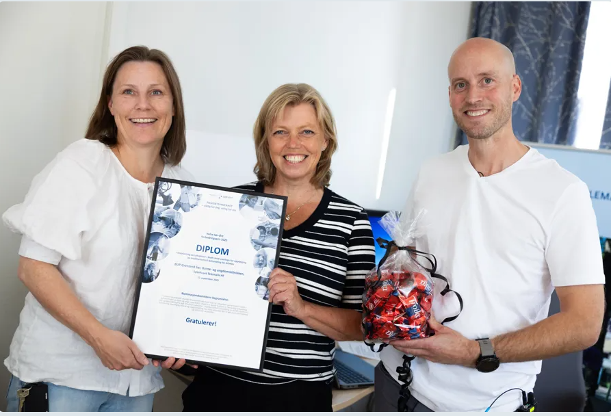 BUP Grenland Sør Bildet viser ansatte ved BUP Grenland Sør.