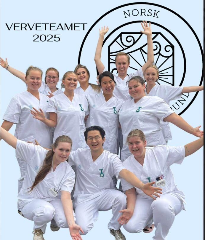 Bildet viser hele verveteamet Bildet viser hele verveteamet