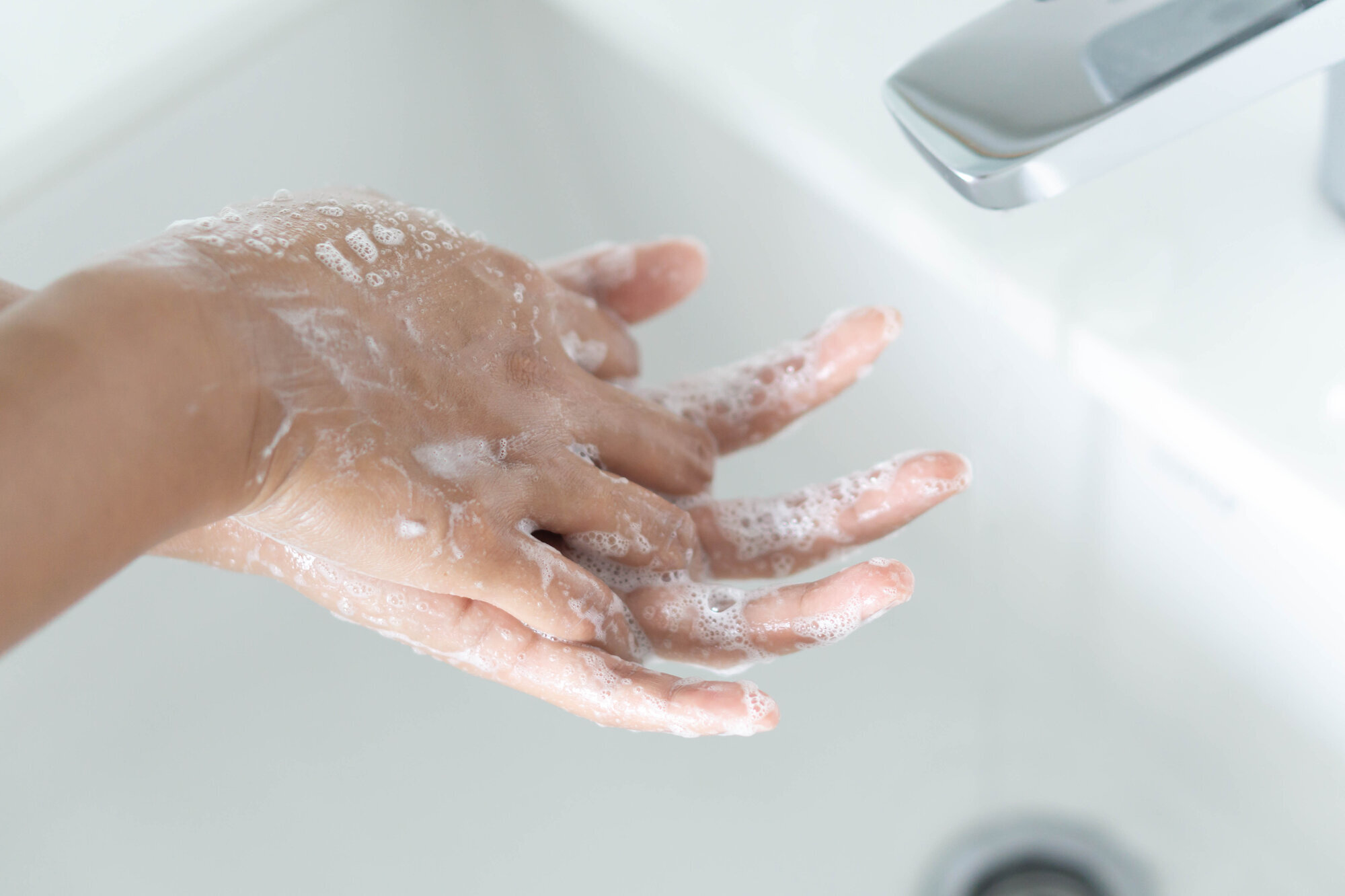 bildet viser håndvask