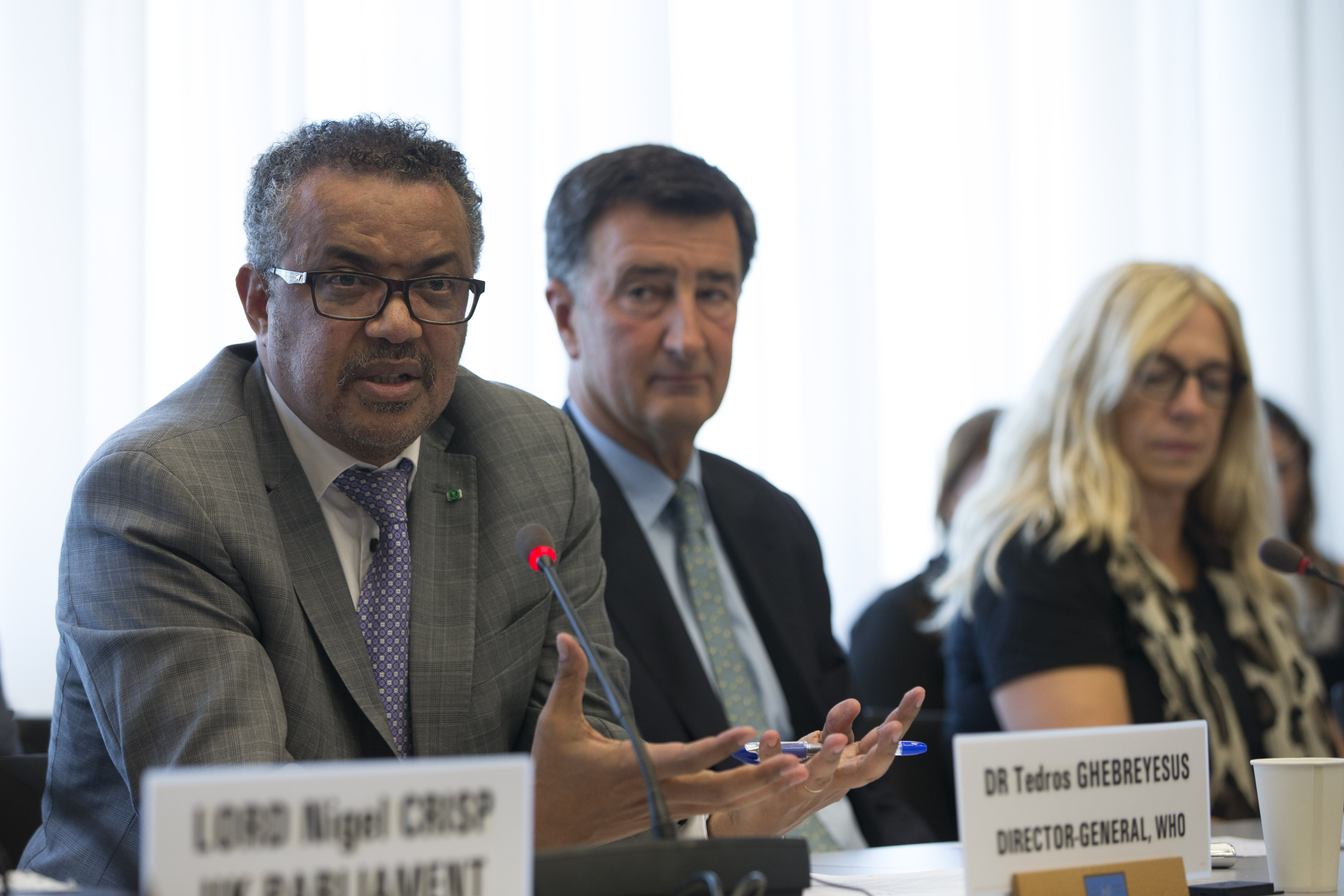 WHOs generaldirektør Dr Tedras A Ghebreyesus Bildet viser WHOs generaldirektør Dr Tedras A Ghebreyesus