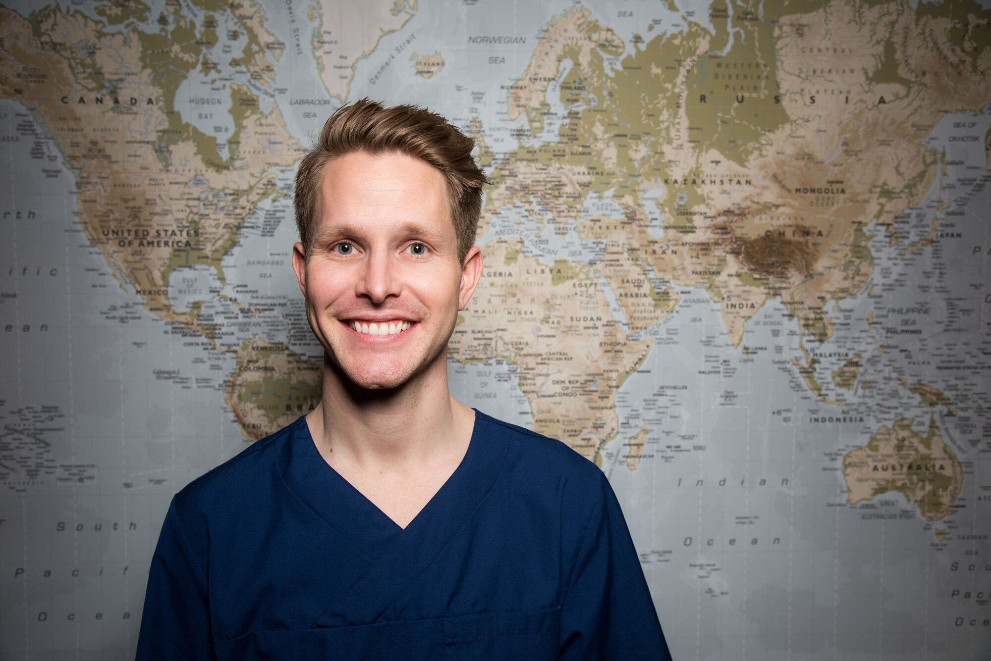 Sykepleier Magnus Refsland Karlsen Bildet viser sykepleier Magnus Refsland Karlsen