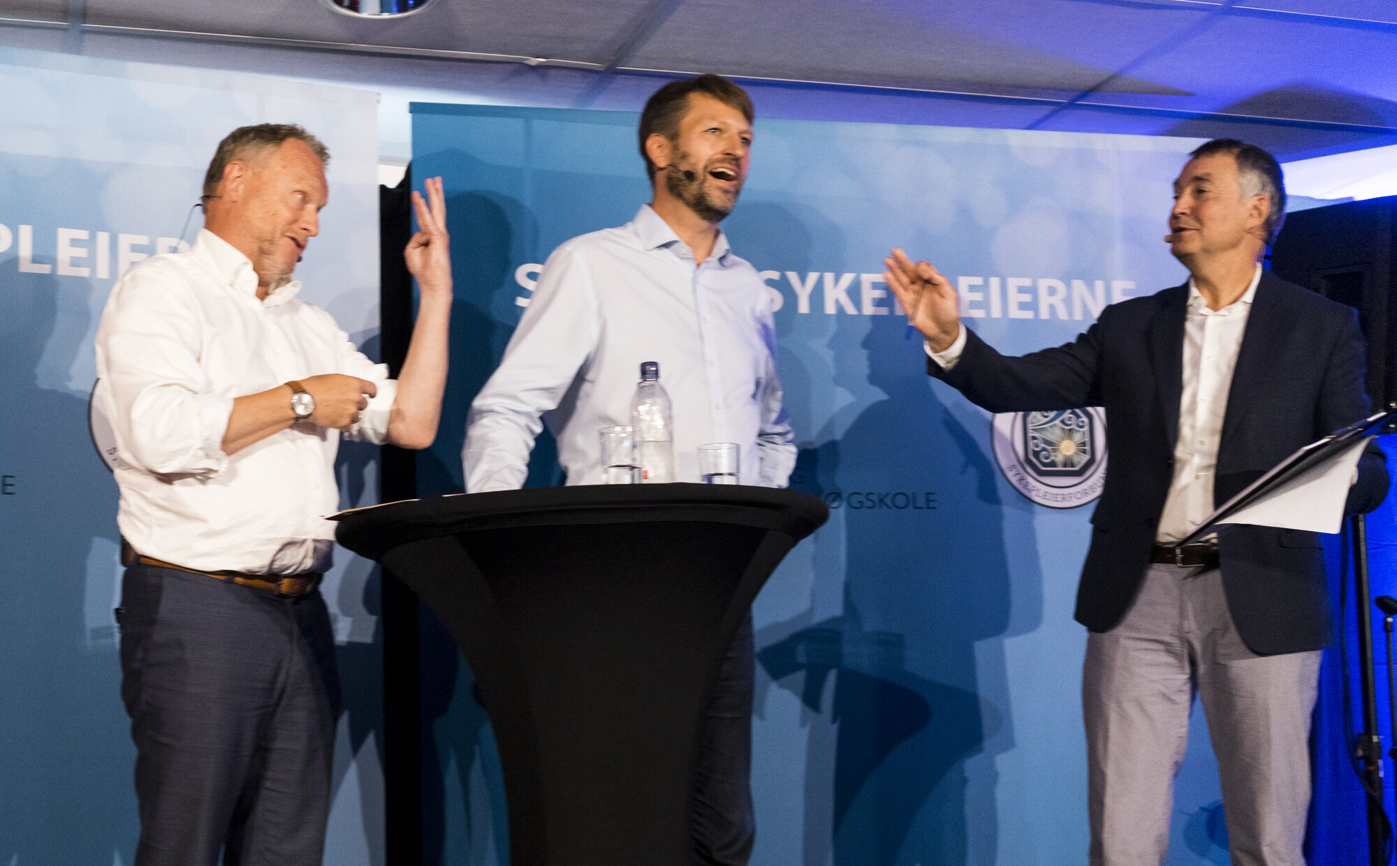 Raymond Johansen og Eirik Lae Solberg Bildet viser Johansen og Lae Solberg