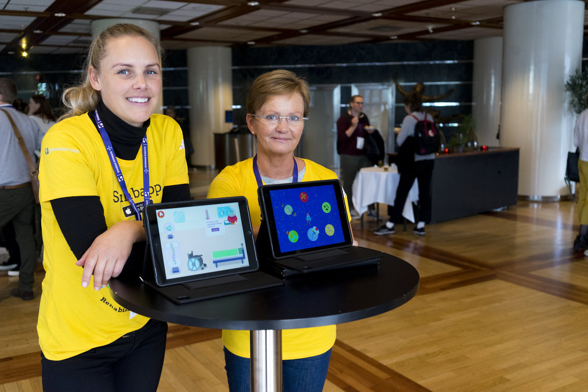 Lene Mosberg og Merete Karsrud Bildet viser Lene Mosberg og Merete Karsrud
