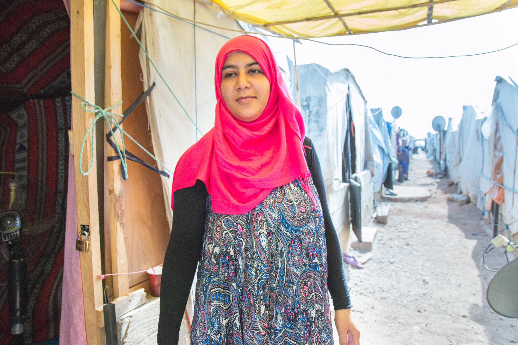 Maha, syrisk sykepleier i flyktningleir i Libanon Maha, syrisk sykepleier i flyktningleir i Libanon