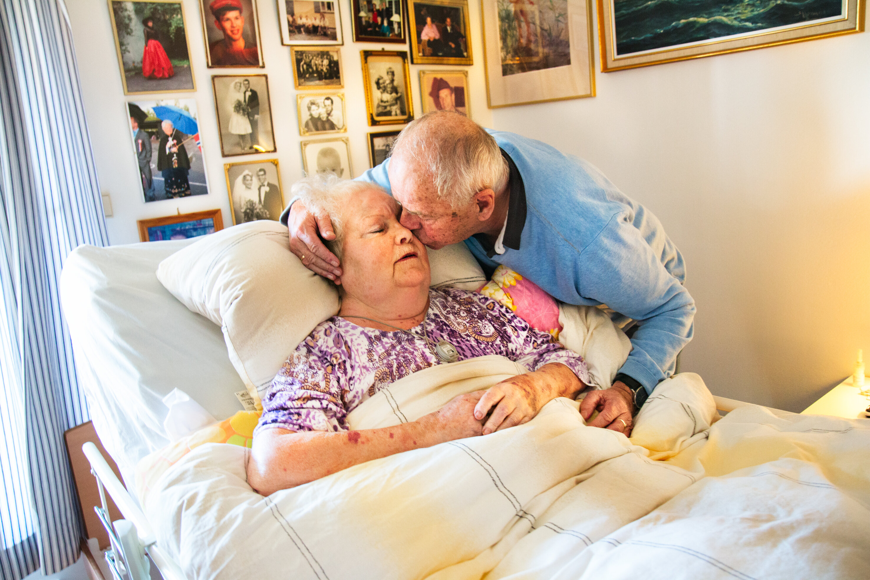 Sonja og Gunnar Rognbakken hjemme Sonja og Gunnar Rognbakken hjemme