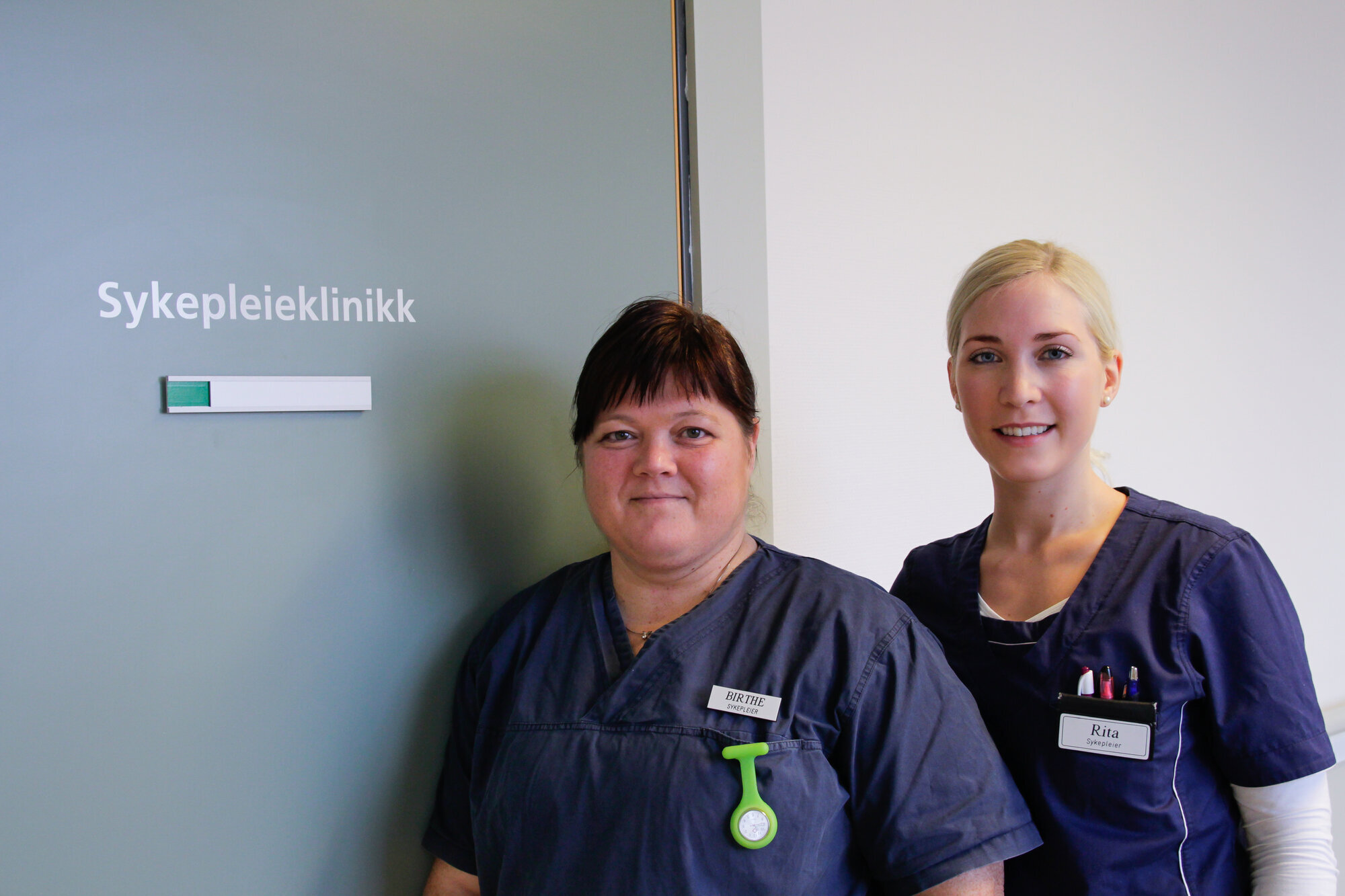 Birthe Sæle Håland (t.v.) og Rita Bügelmeyer Bildet viser Birthe Sæle Håland og Rita Bügelmeyer