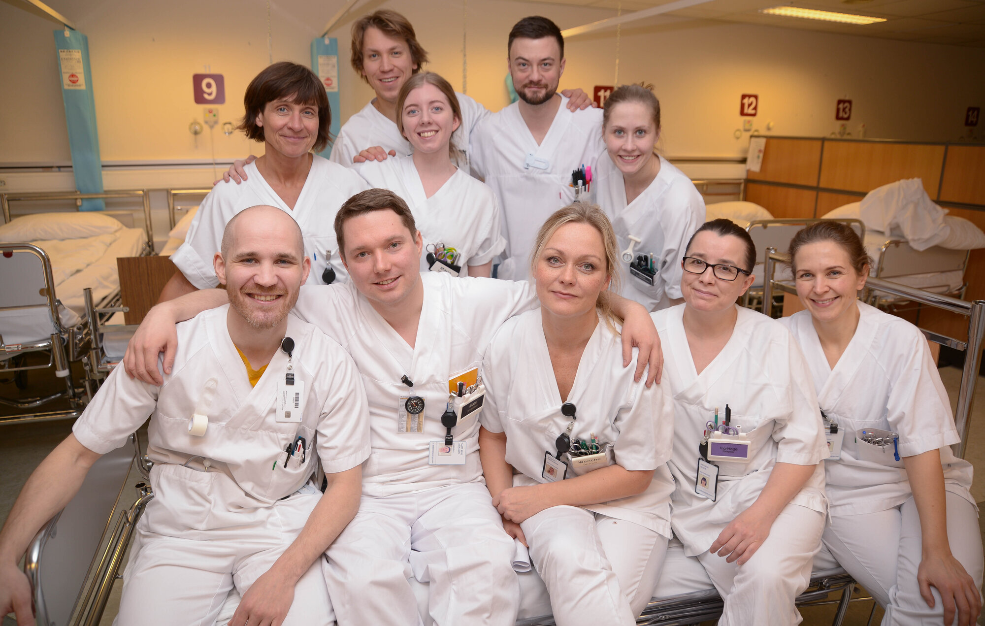 Ansatte ved UNN Bildet viser ansatte ved UNN