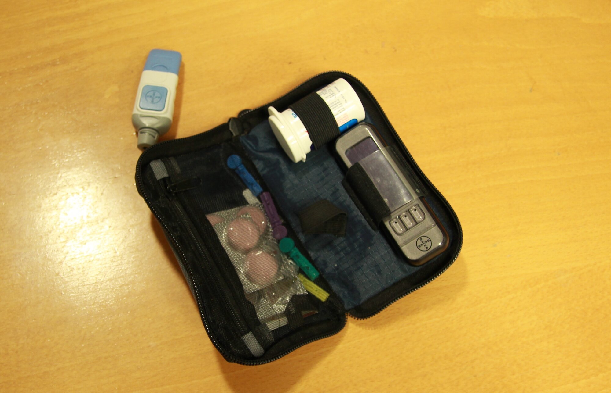 Utstyr til måling av blodsukker. Utstyr til måling av blodsukker.