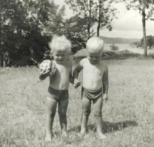 Cathrine Krøger og bror