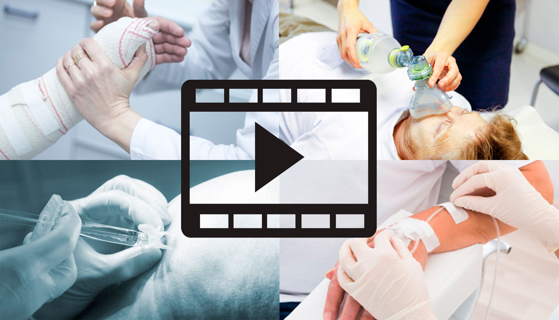 Flere bilder satt sammen til ett som viser sykepleie i praksis. Flere bilder satt sammen til ett som viser sykepleie i praksis.