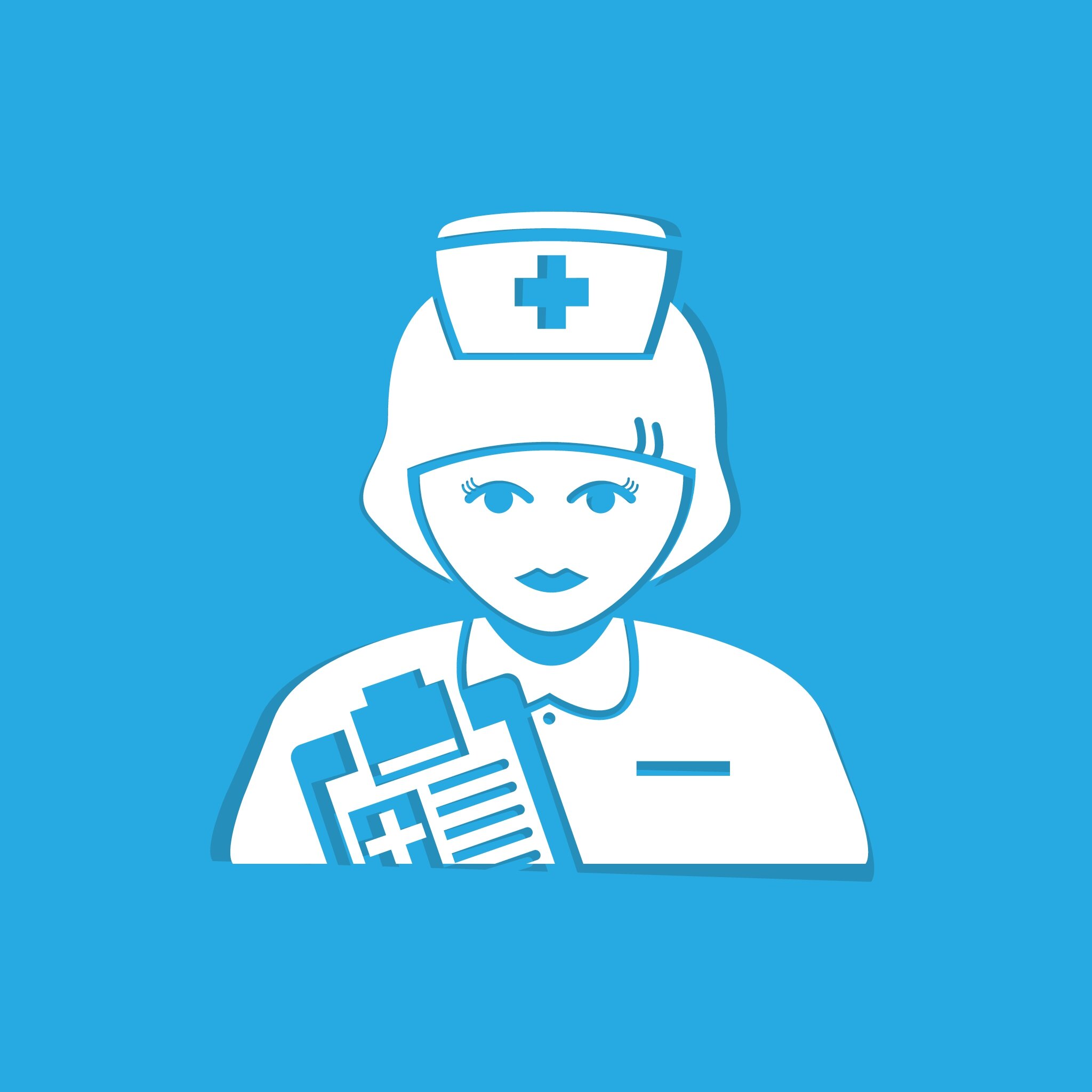 Skikkethet, egnethet Illustrasjonen viser en sykepleier