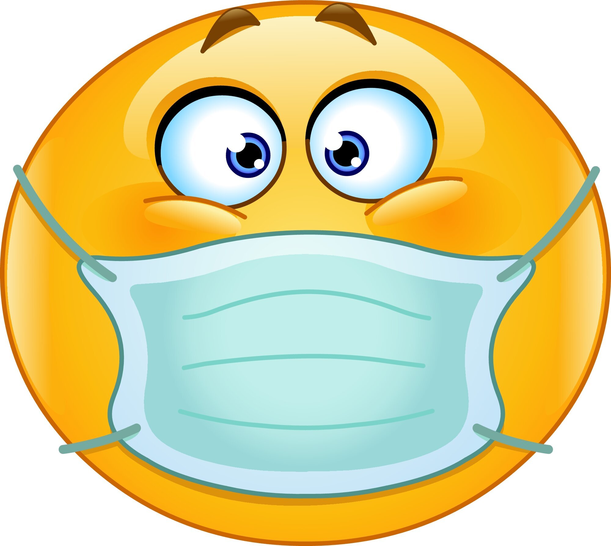 pafryme, lukt, helsepersonell Illustrasjonen viser et fjes med ansikt for munnen.