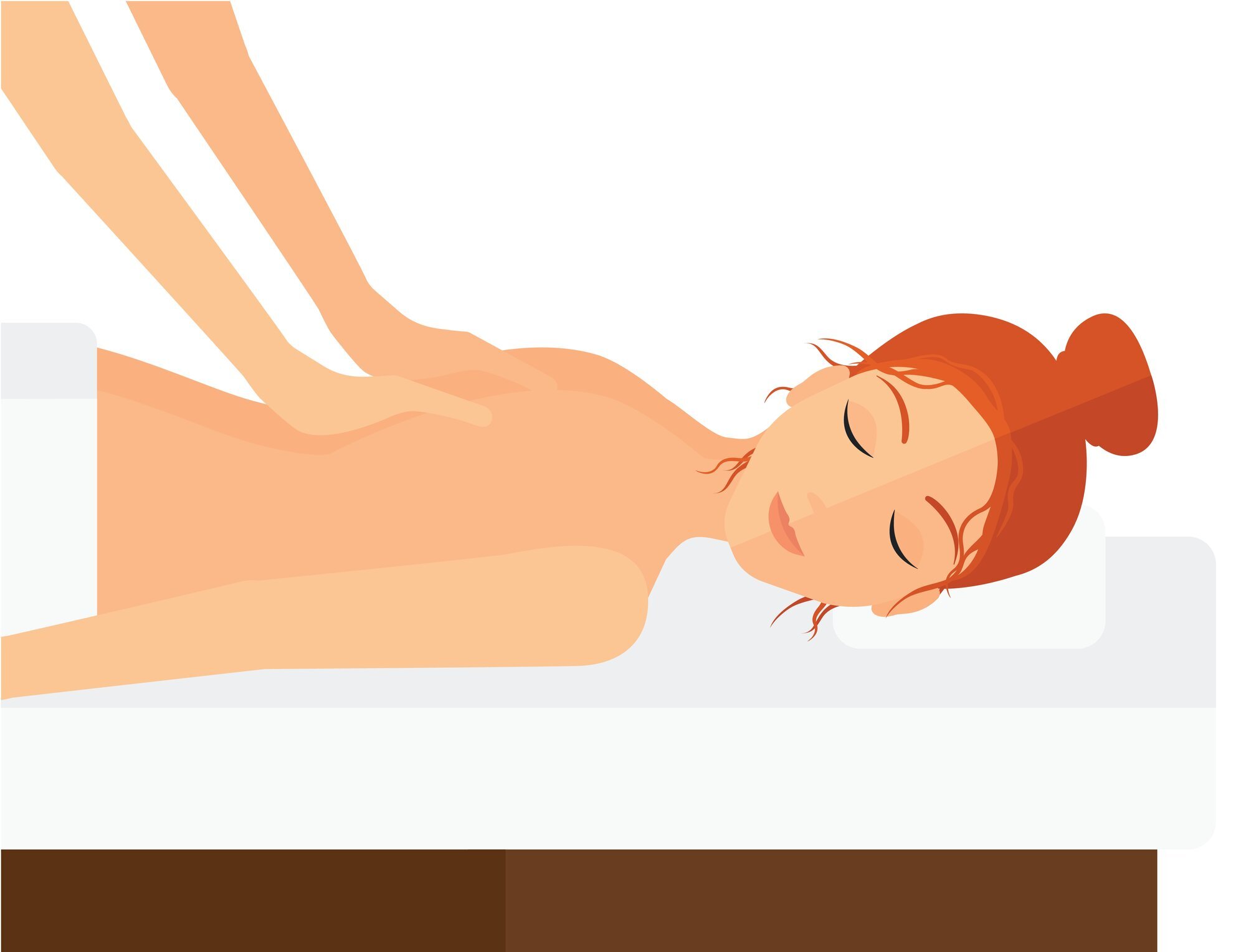 BEHANDLING: Massasje kan øke blodsirkulasjonen og dempe smerter. Illustrasjon: Colourbox Massasje