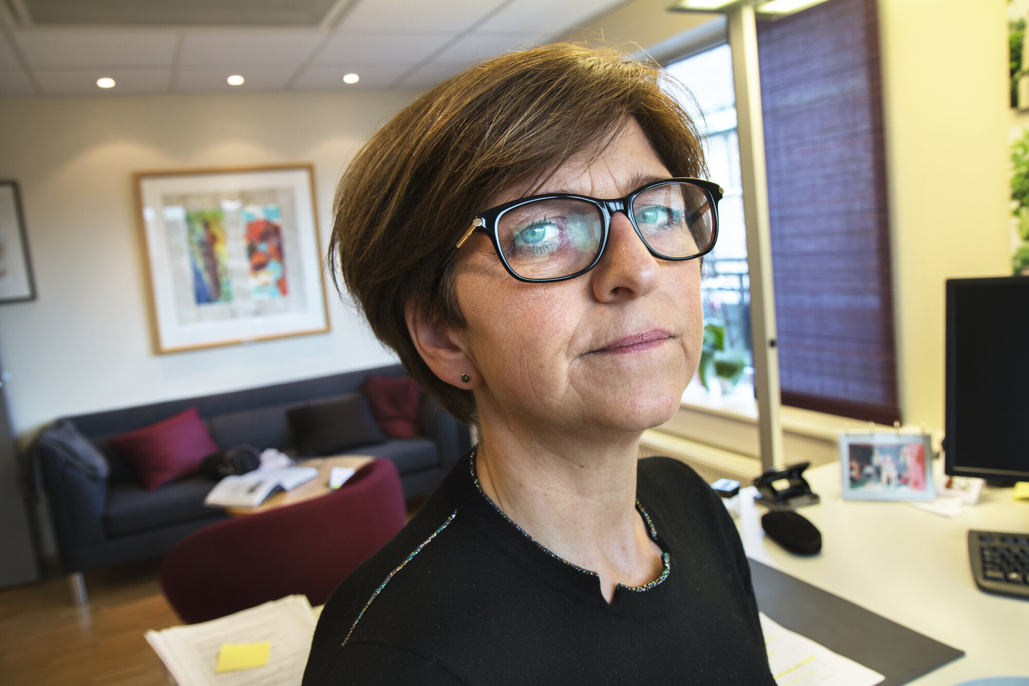 Eli Gunhild By bildet viser NSF-leder Eli Gunhild By