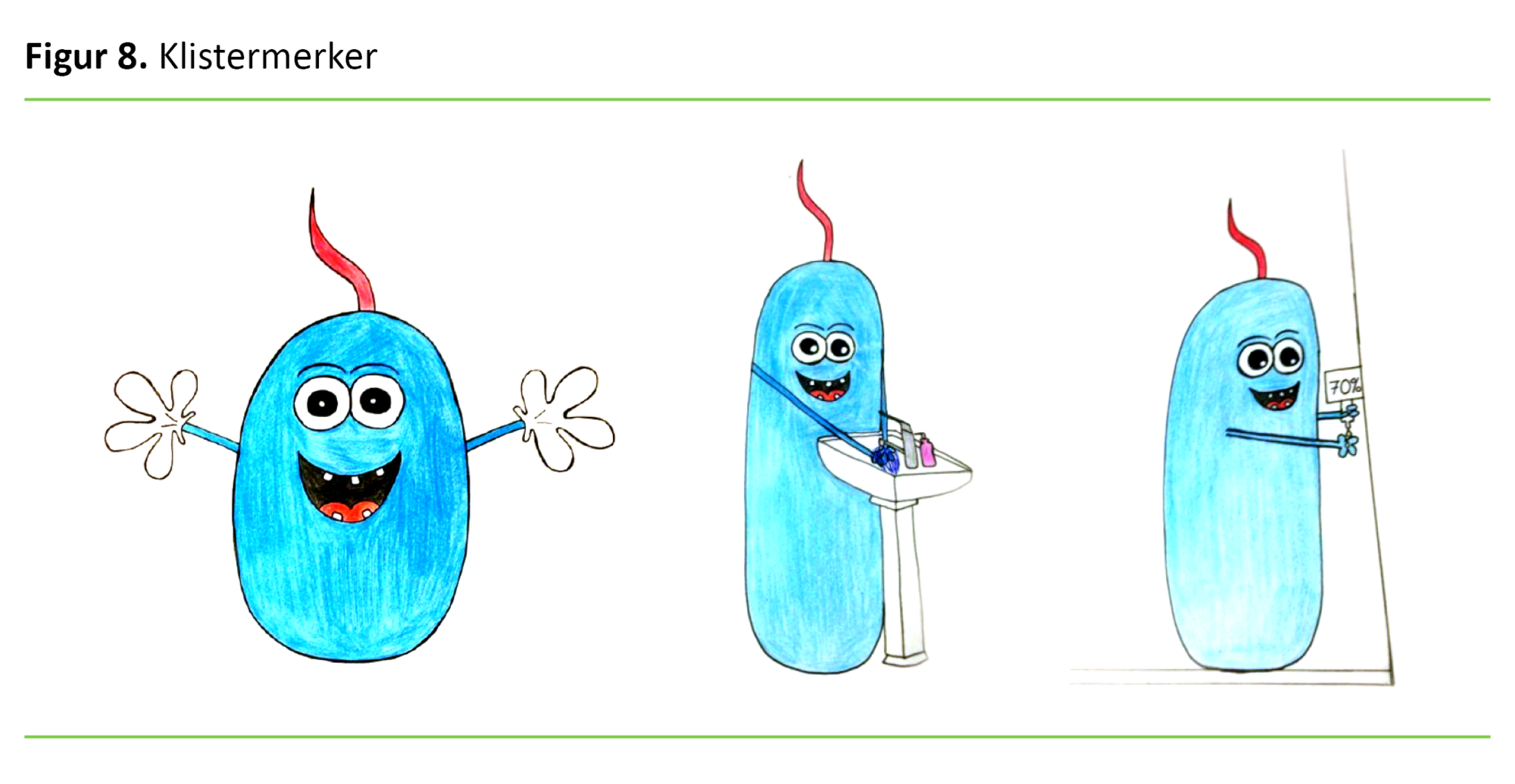 Figur 8: Klistremerker Figur 8: Klistremerker