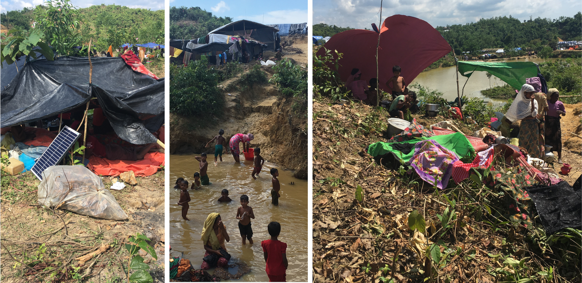 Flyktningene gjør så godt de kan for å skape et nytt hjem. Flyktningene gjør så godt de kan for å skape et nytt hjem.