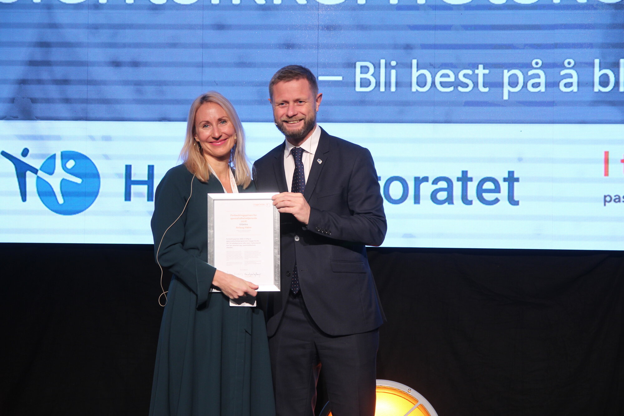 Bent Høie og Anlaug Vatne Bent Høie og Anlaug Vatne