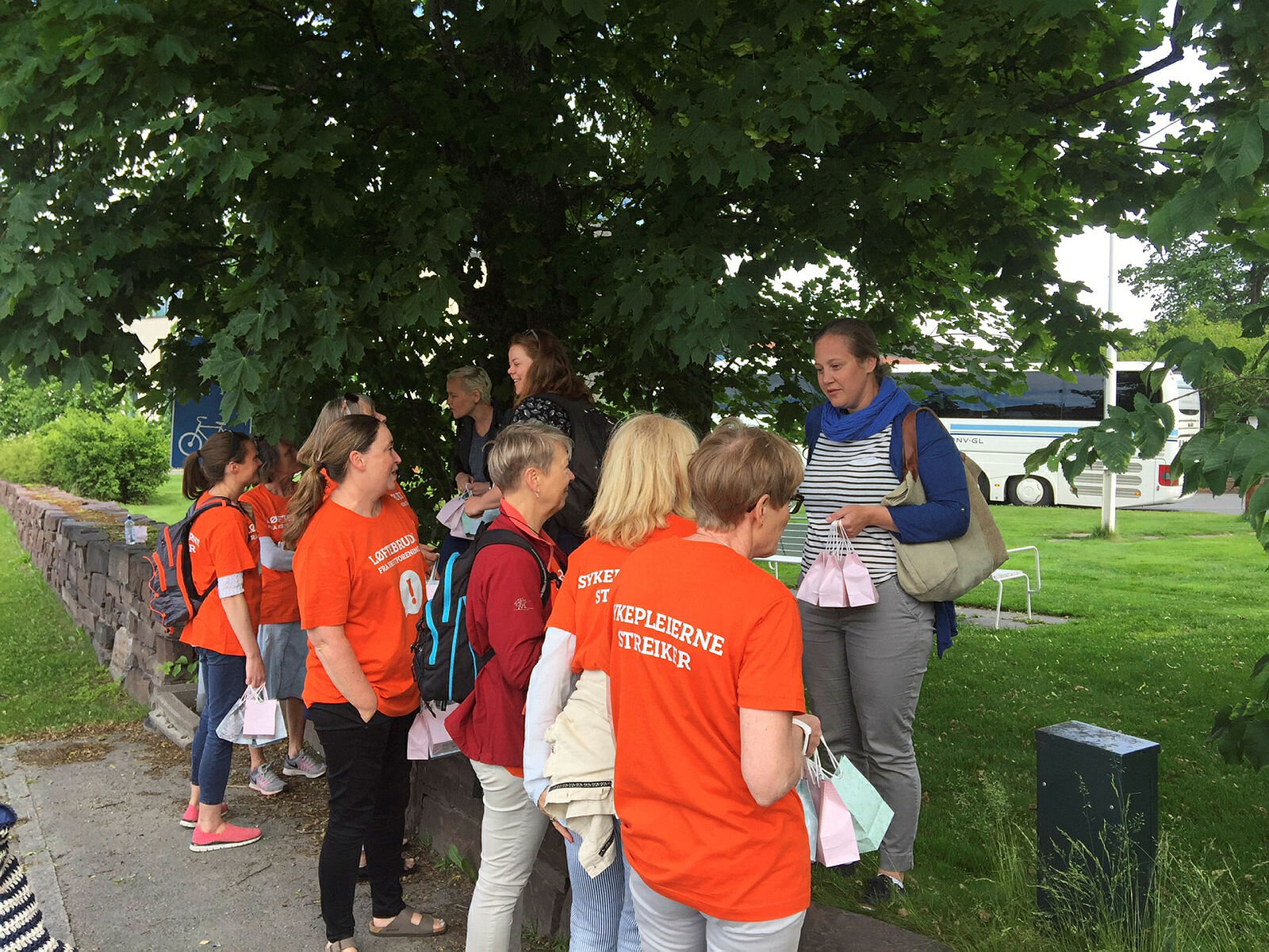 Streik Sundvollen 2017 Streik Sundvollen 2017