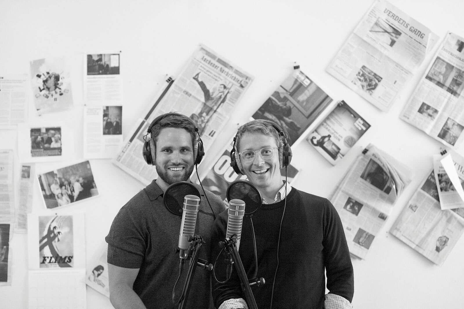 helsepodden Bildet viser duoen bak Helsepodden: Johnny Advocaat-Vedvik (t.v.) og Andreas Segrov