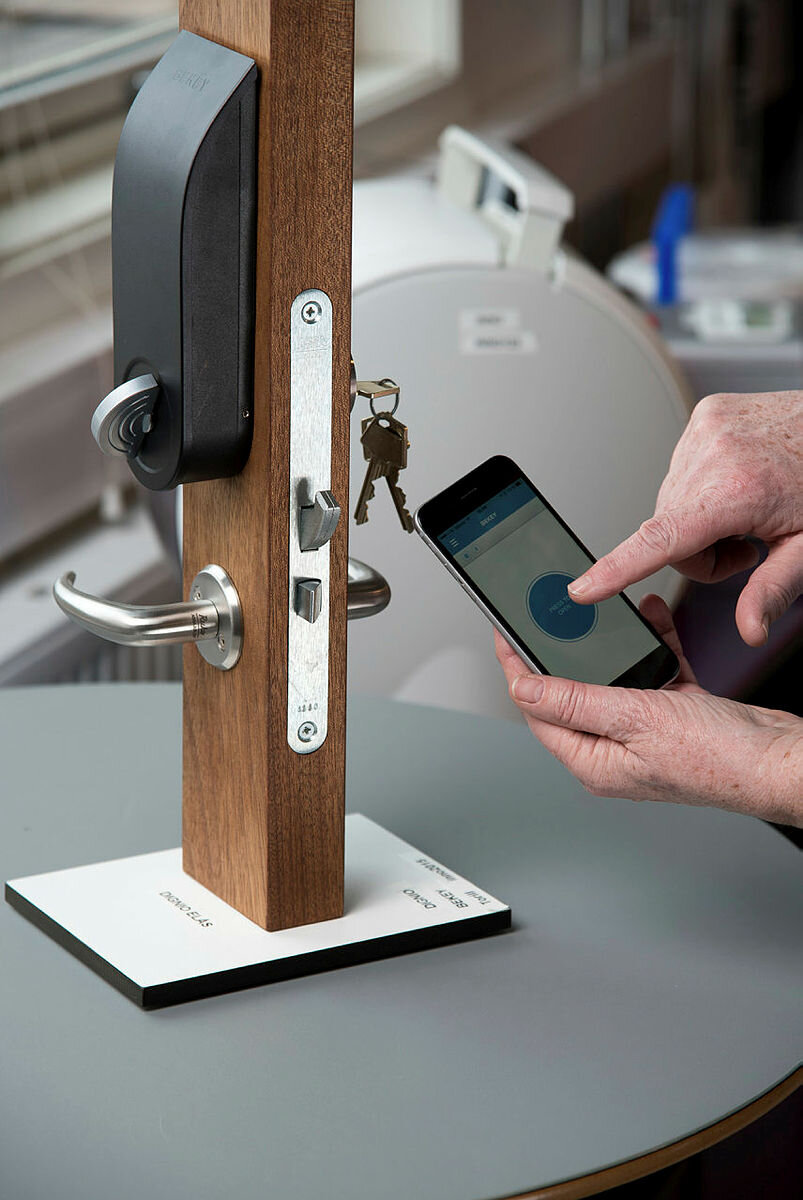 Elektronisk lås Fra Innovatoriet på Høgskolen i Sørøst-Norge.