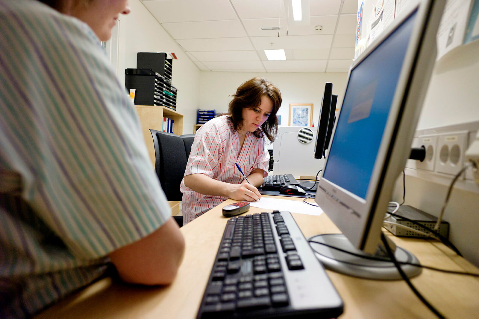 Sykepleier Kristin Rike, Straitunet omsorgssenter i Kristiansand.