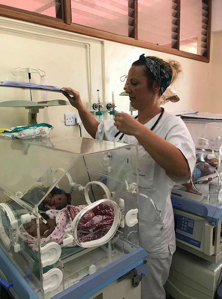 Siov Storøy ved kuvøse Kuvøse