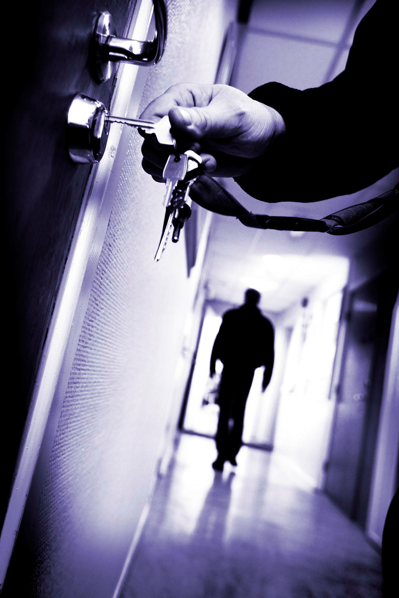 Fra Blakstad sykehus, korridor.