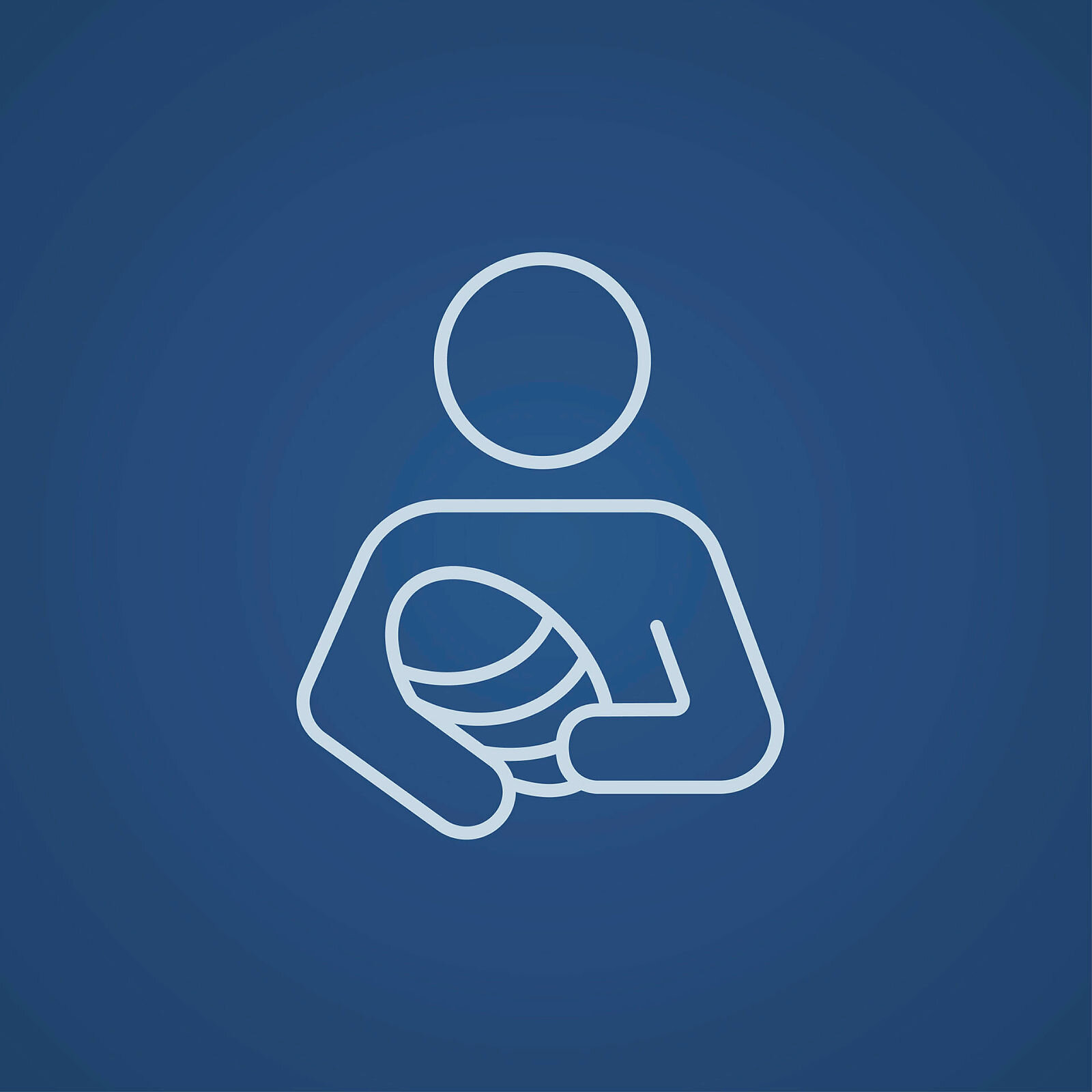 Bildet viser en kjønnsnøytral jordmor.