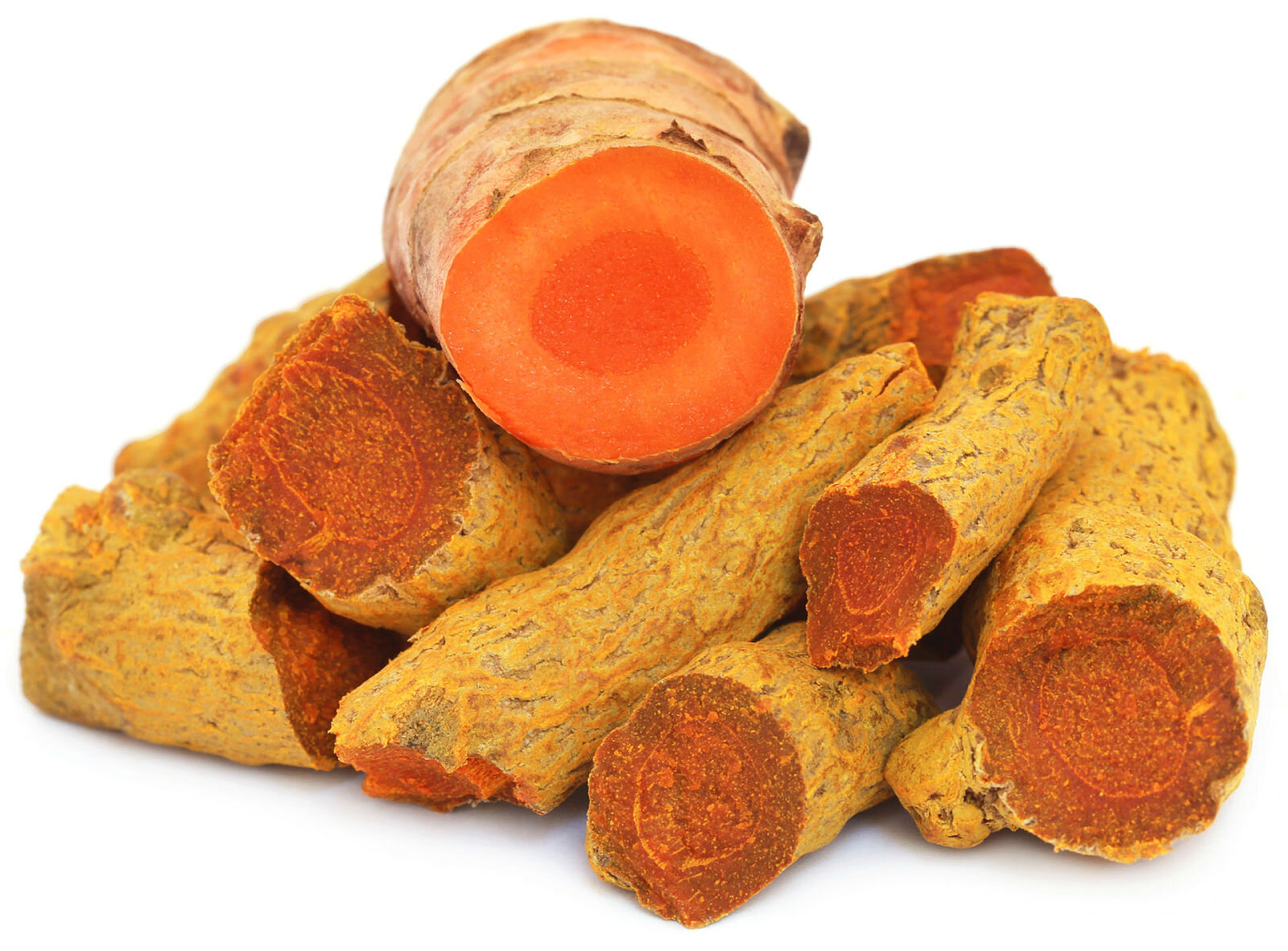 Bildet viser tørket gurkemeie