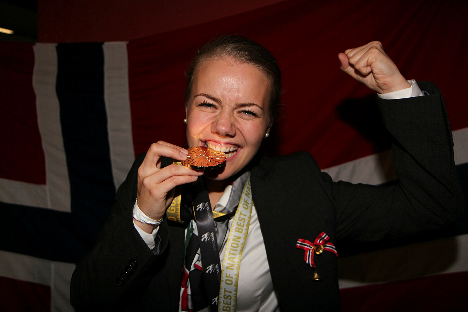 Jenny Marlen S. Fossan Portrett av Jenny Marlen S. Fossan da hun tok gull i yrkes-VM i Brasil, 2015.