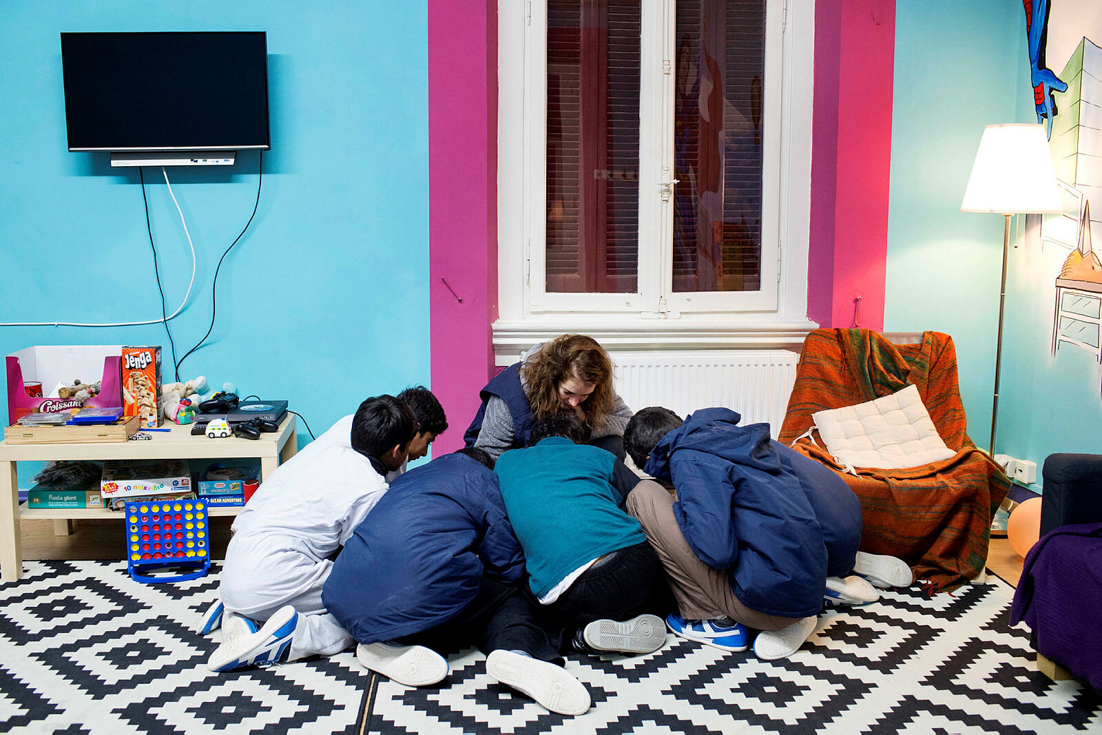 Mindreårige flyktninger. Lesbos, Hellas 2016. Mindreårige flyktninger. Lesbos, Hellas 2016.