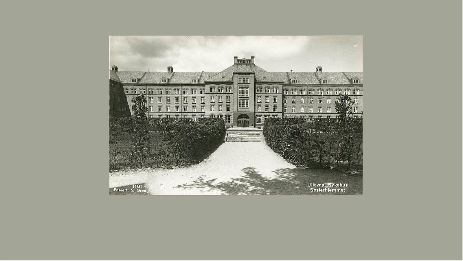 Søsterhjemmet Bildet viser Søsterhjemmet ved Ullevål sykehus