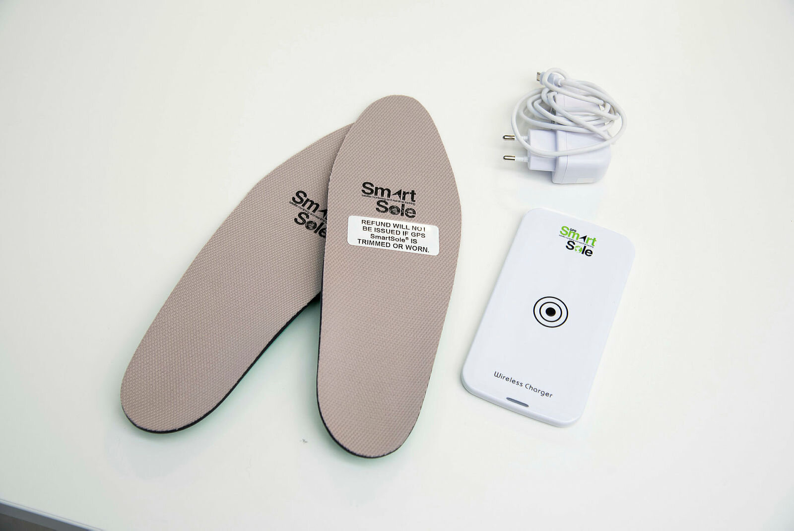 smartsole Produktbilde av Smart Sole - innleggssåler med GPS for lokalisering av brukere.