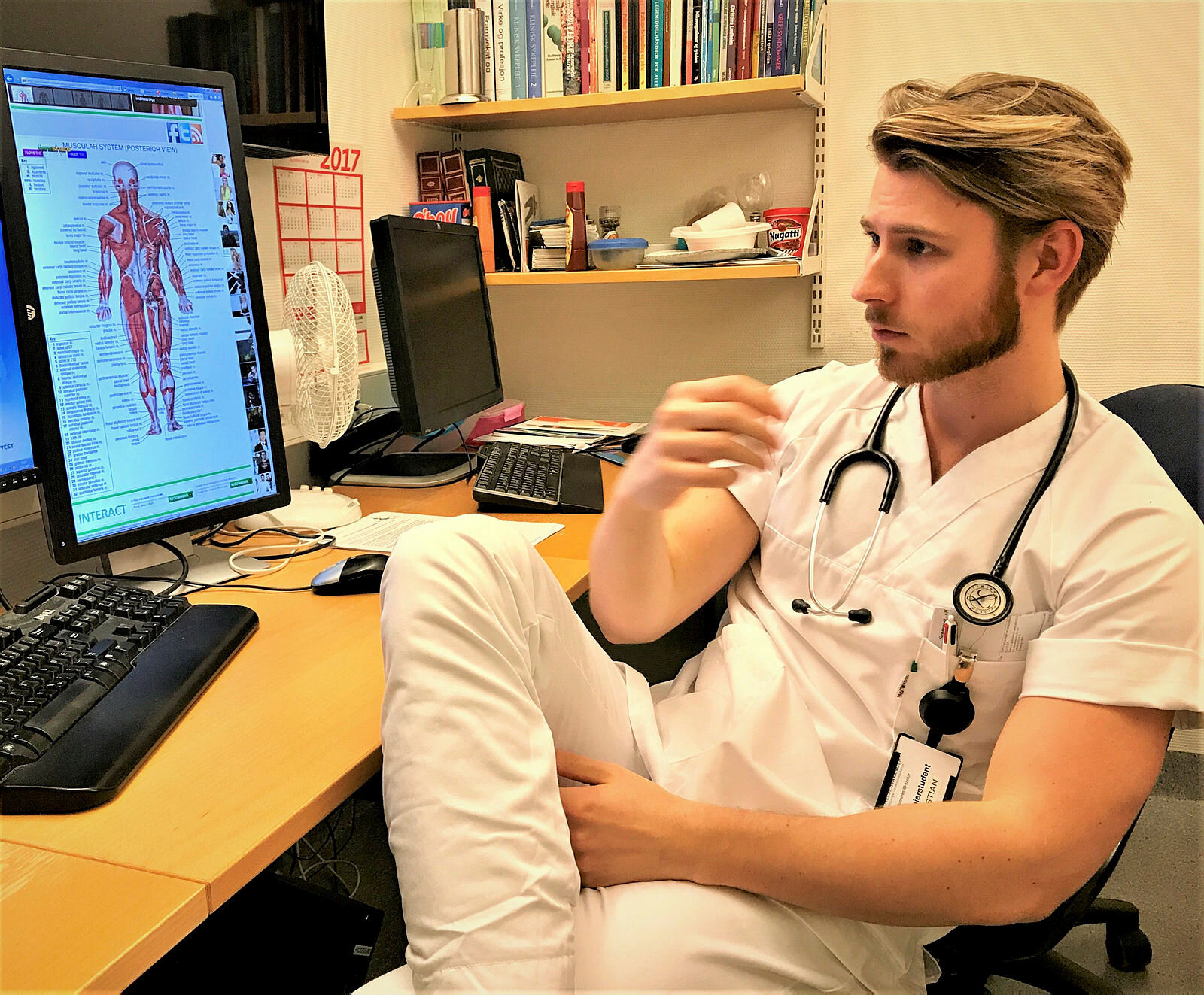 Sebastian Dahl, styremedlem i NSF Student Bildet viser Sebastian Dahl, styremedlem i NSF Student