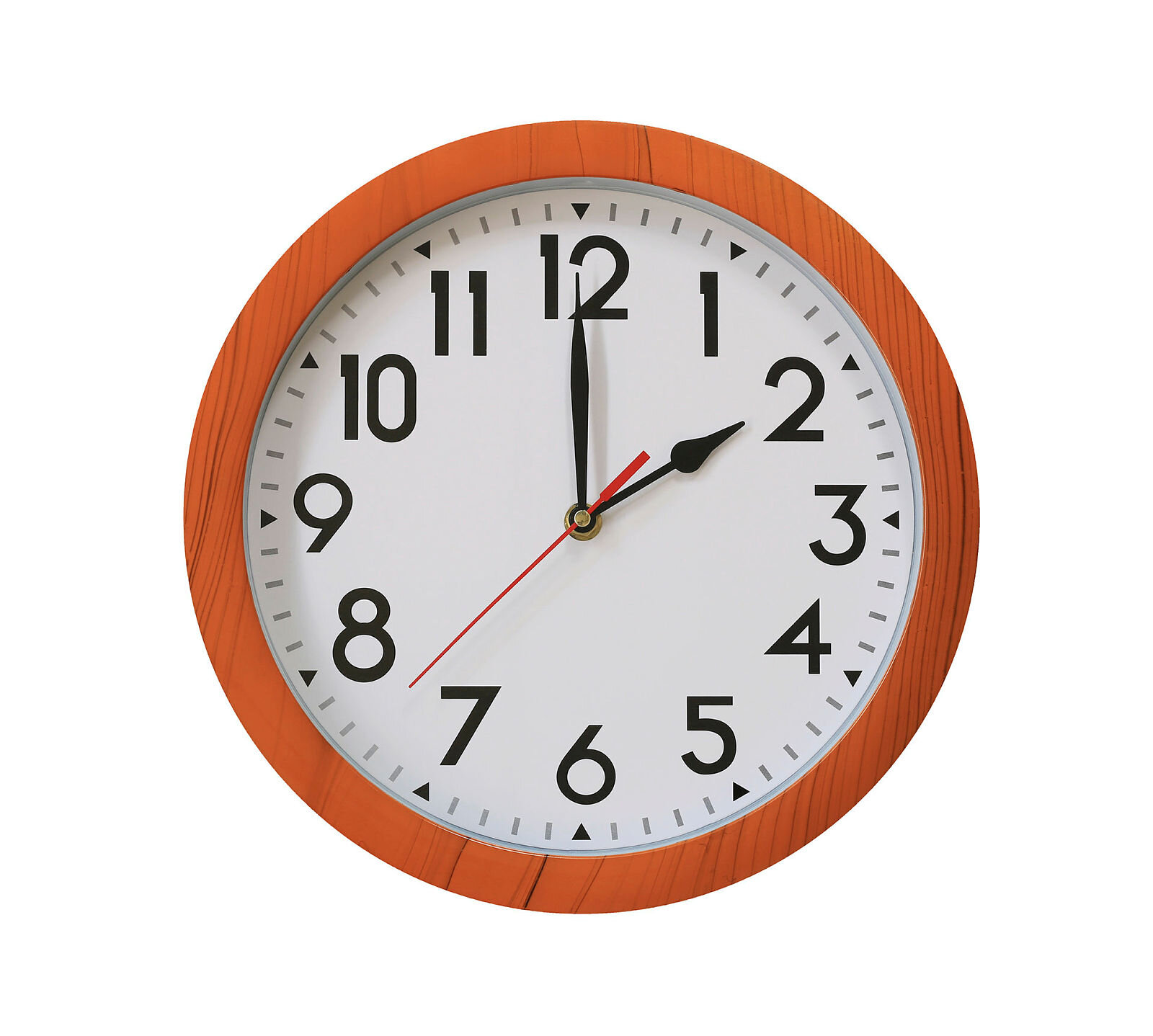 Bildet viser en klokke som er to