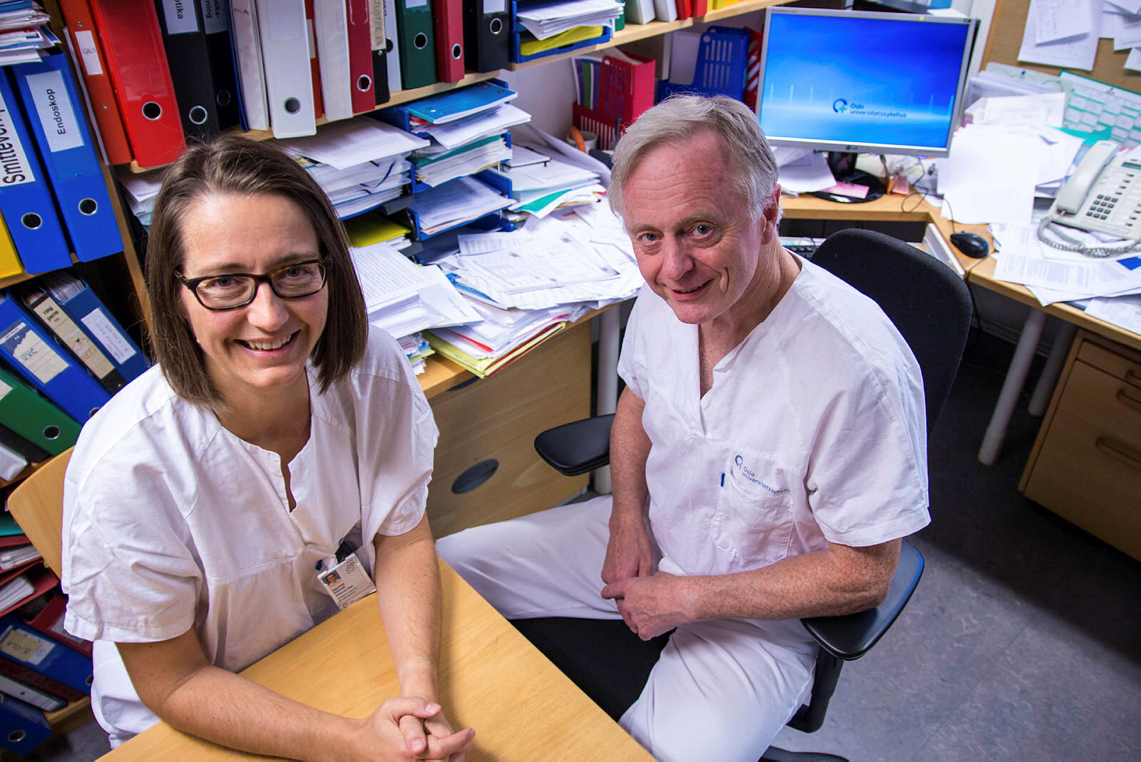 Bildet viser Ragnhild Raastad og Egil Lingaas.