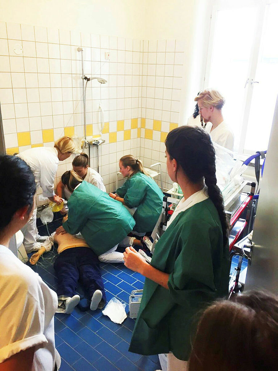 Simulering "Stuntsimulering" ved lungemedisinsk sengepost på Ullevål