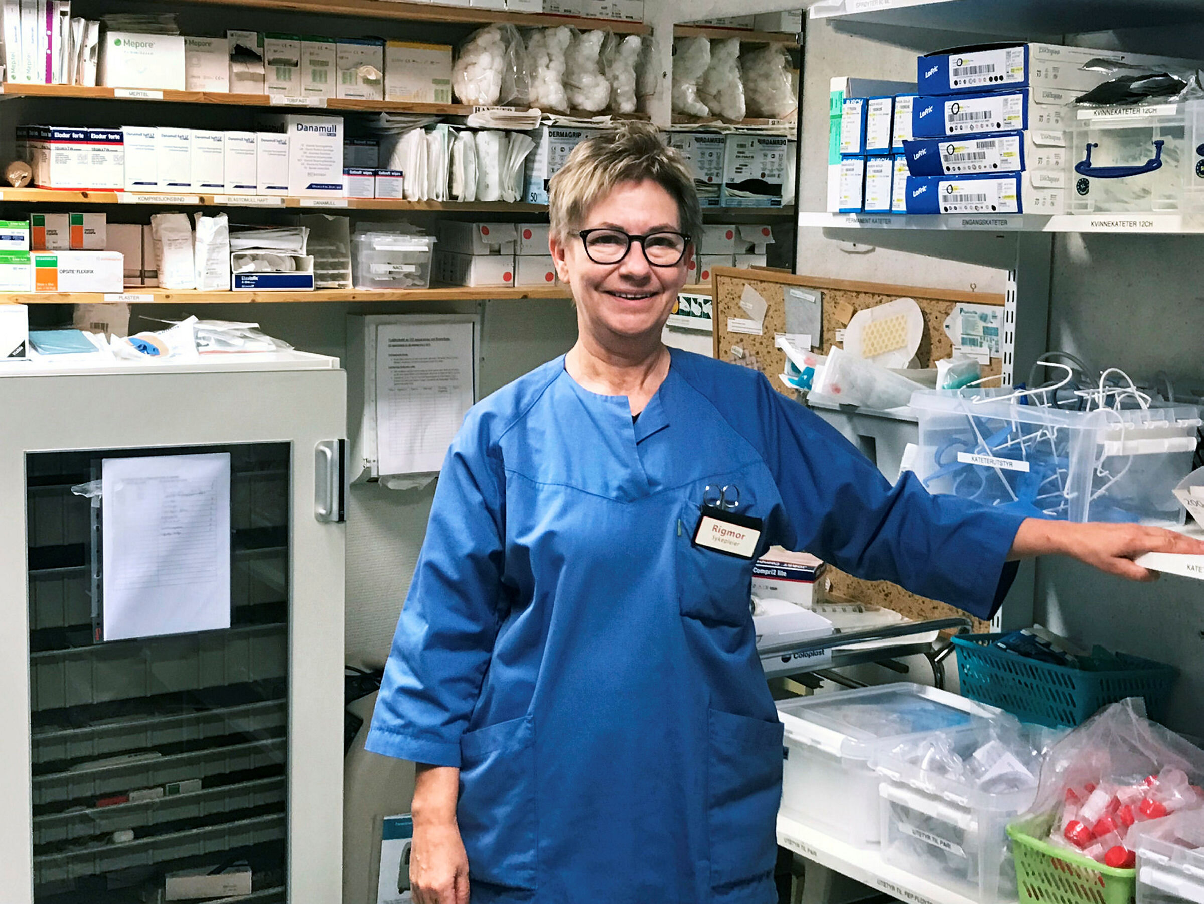 Sykepleier Rigmor Ingebrigtsen Sykepleier Rigmor Ingebrigtsen, Byparken omsorgssenter, Svolvær