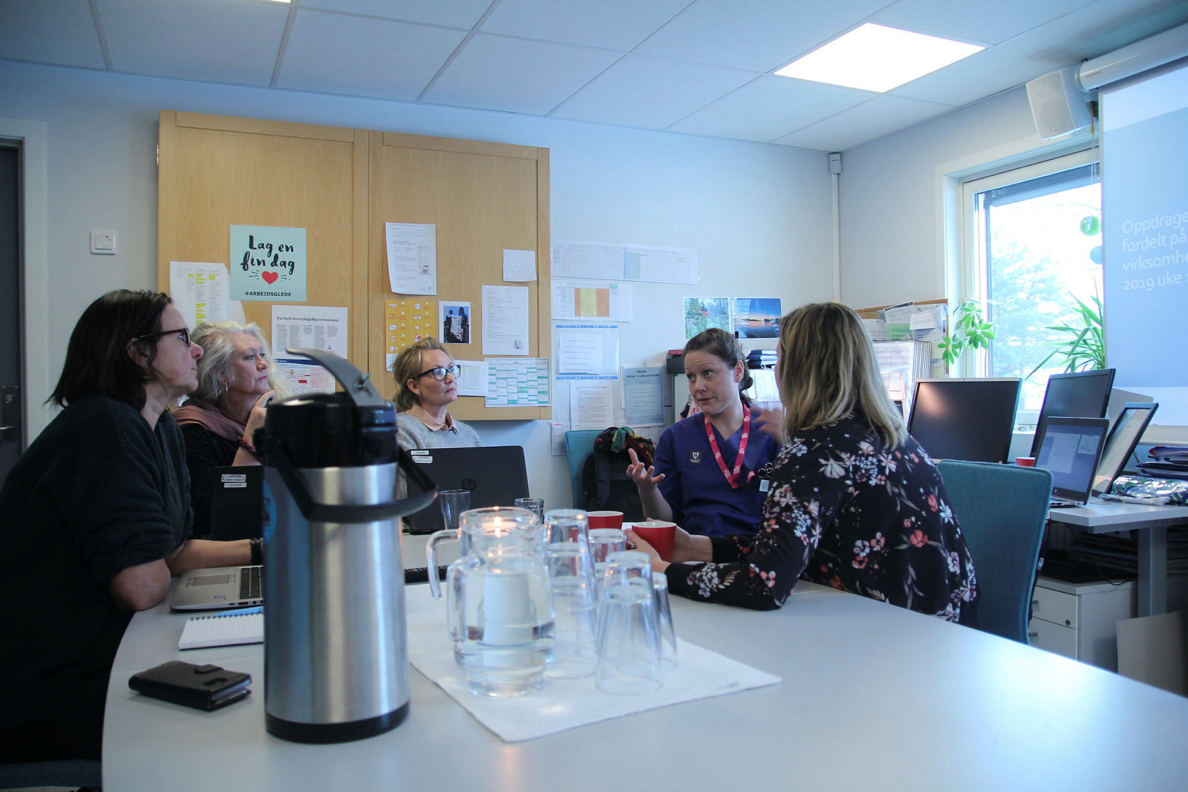 Møte i hjemmesykepleien sone nord i Fredrikstad