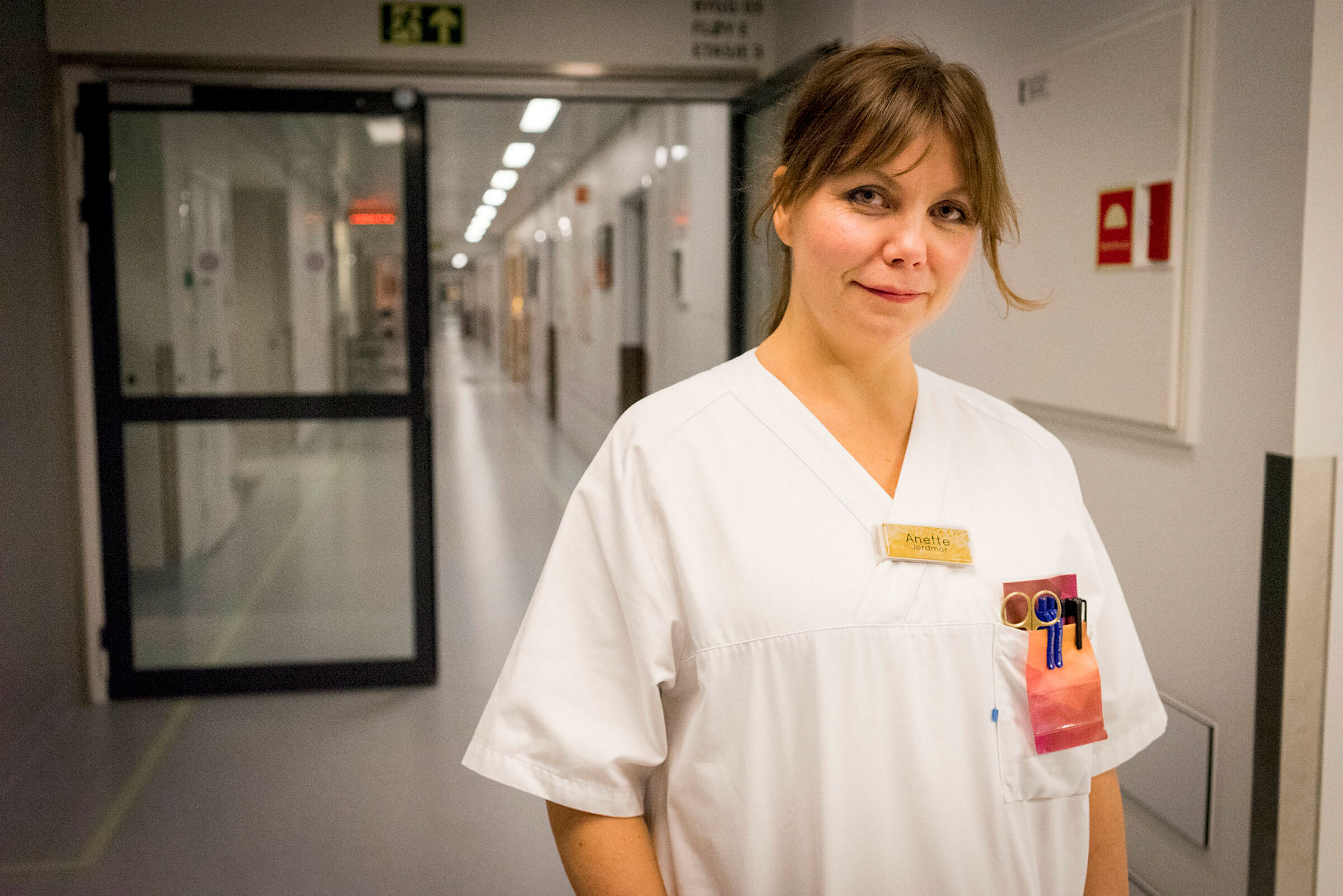 Jordmor Anette Steelman ved Sykehuset Østfold, Kalnes