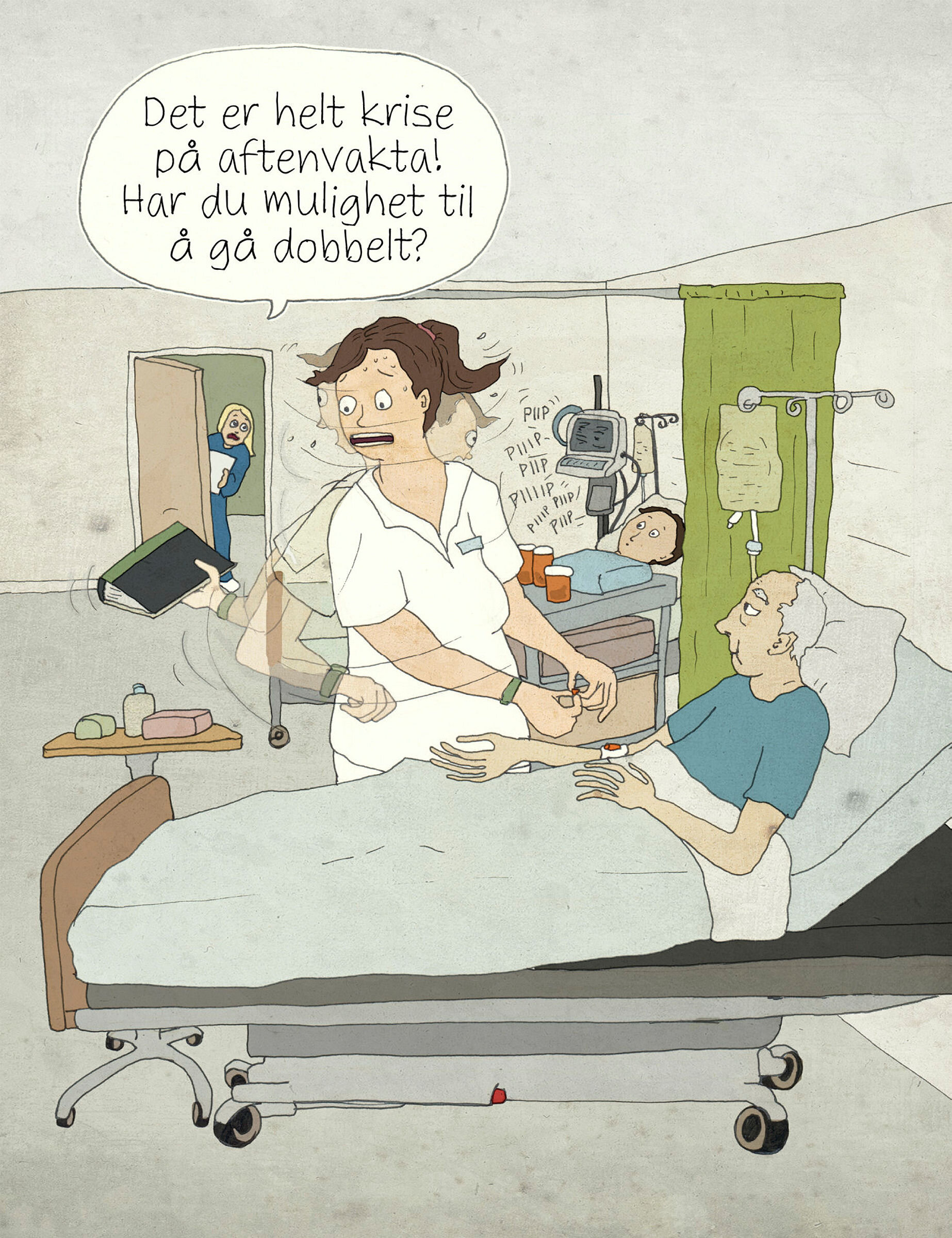 Stress, tegning Stress