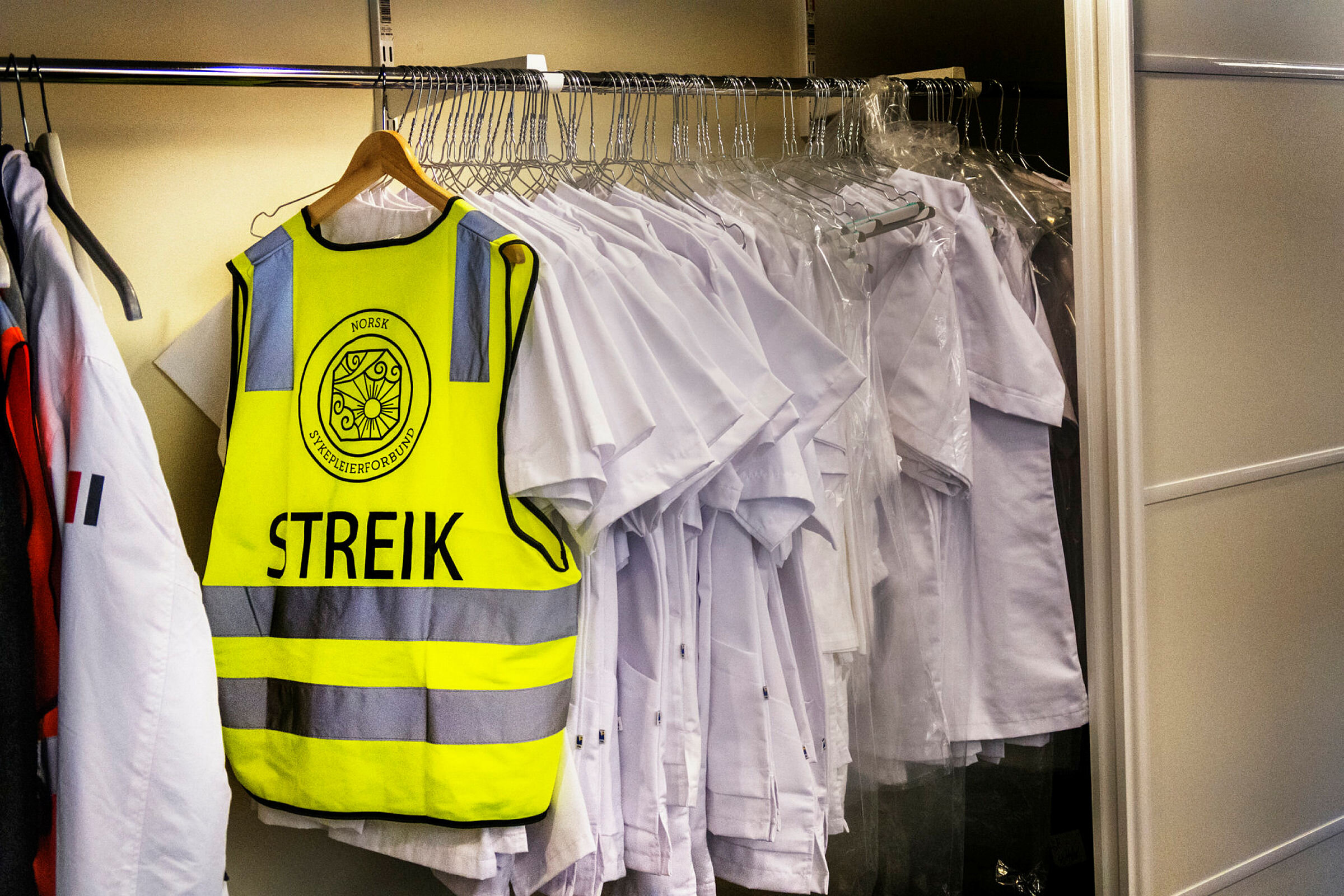 Streik Streikevest i Norsk Sykepleierforbund (NSF)