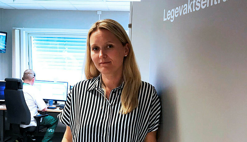 Christine Skau Bakke Bildet viser Christine Skau Bakke, sykepleier og avdelingsleder på Askøy legevakt.