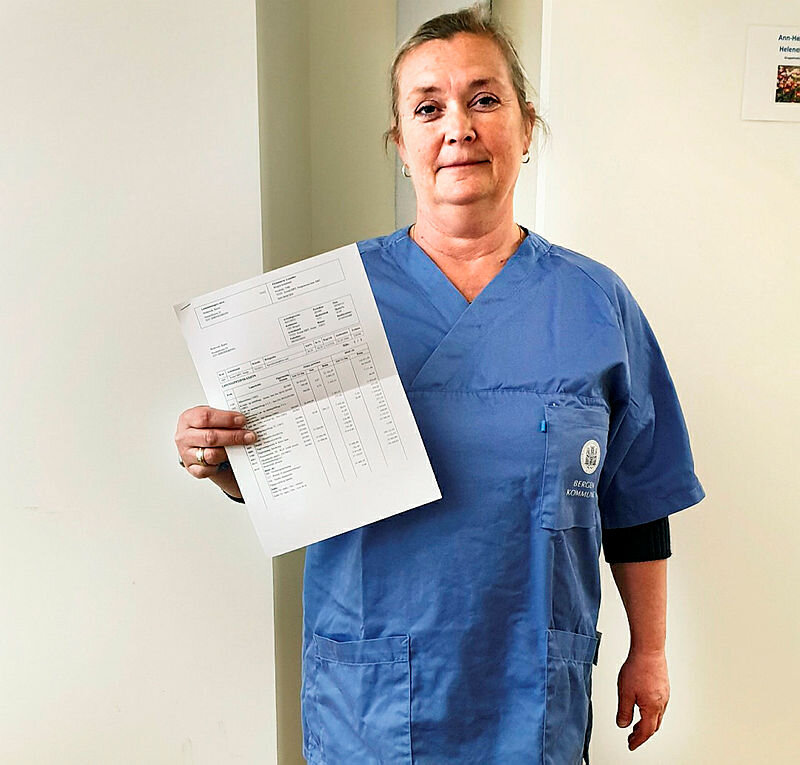 Karen Hoshovde, hjemmesykepleier natt, Bergen kommune