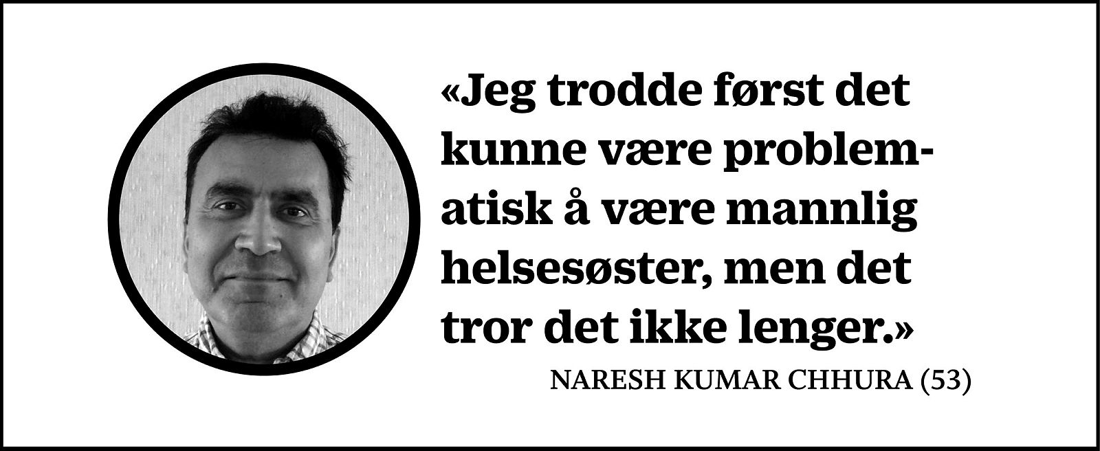 Montasje med sitat av helsesøster