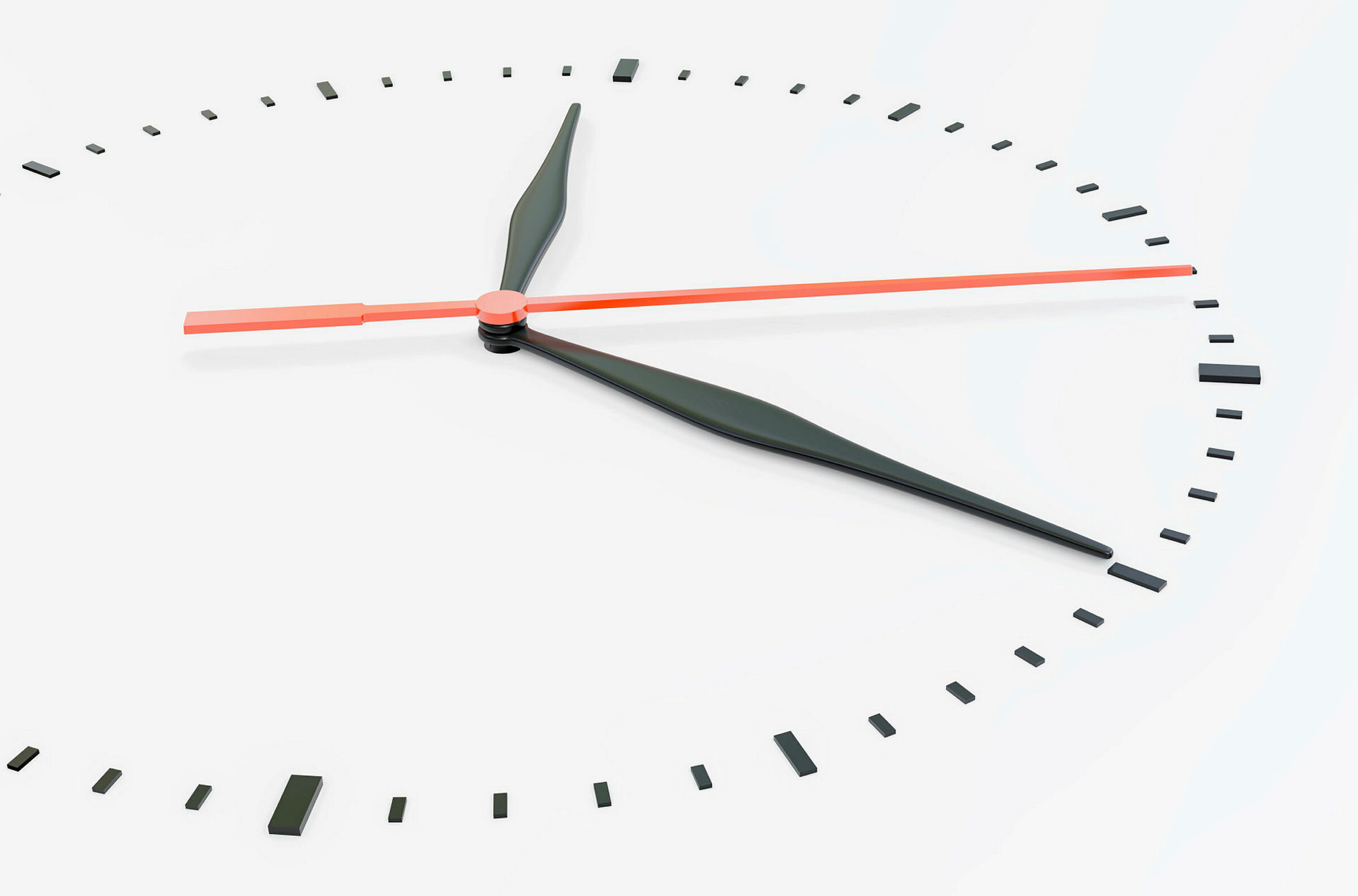 Klokke Nærbilde av urskive